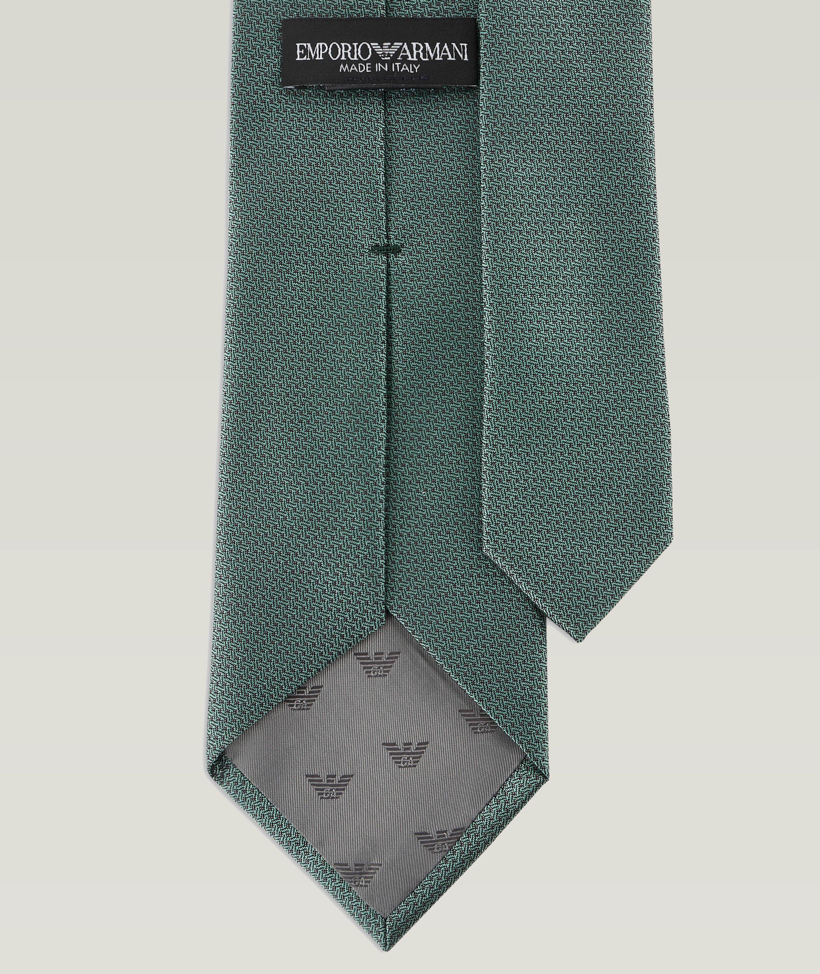 Neat Pattern Chevron Silk Jacquard Tie image 1