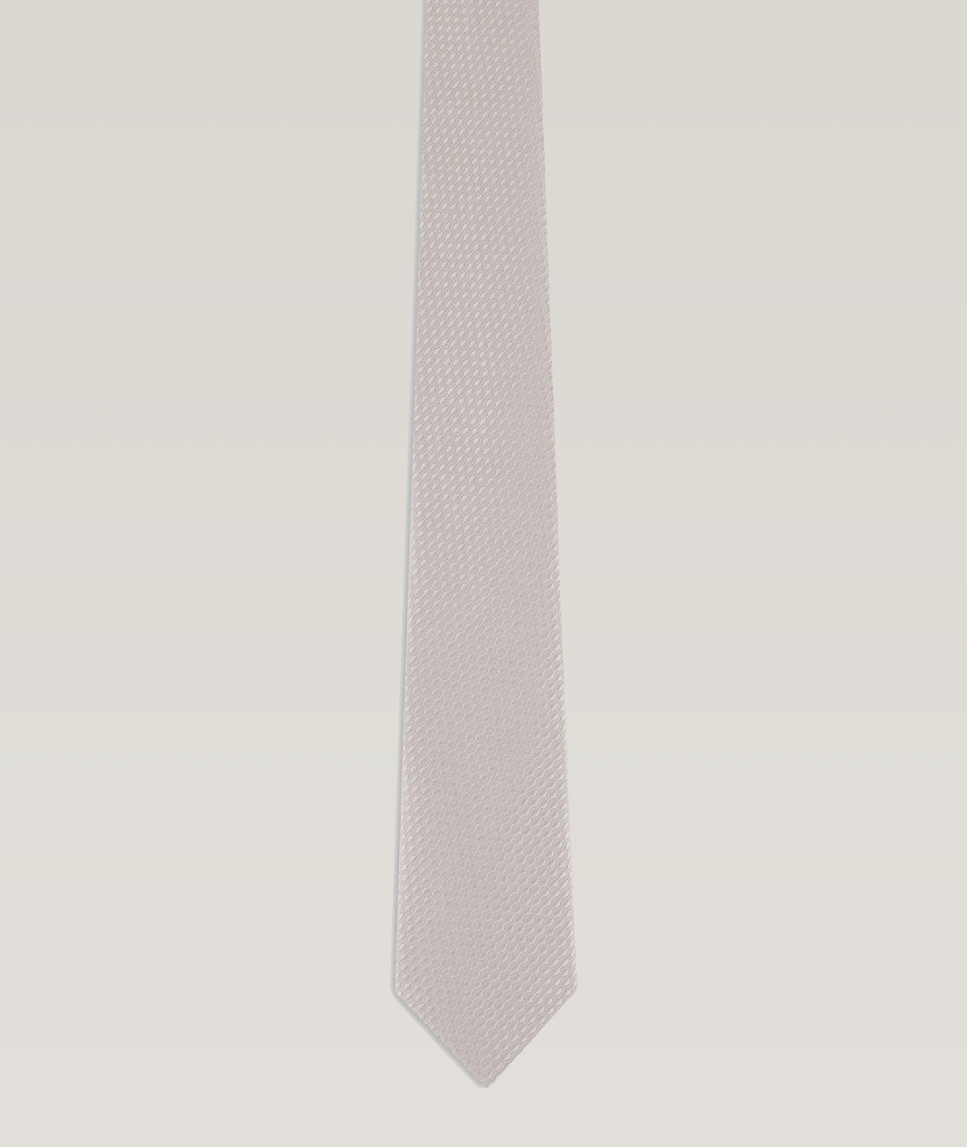 Neat Pattern Silk Jacquard Tie image 0