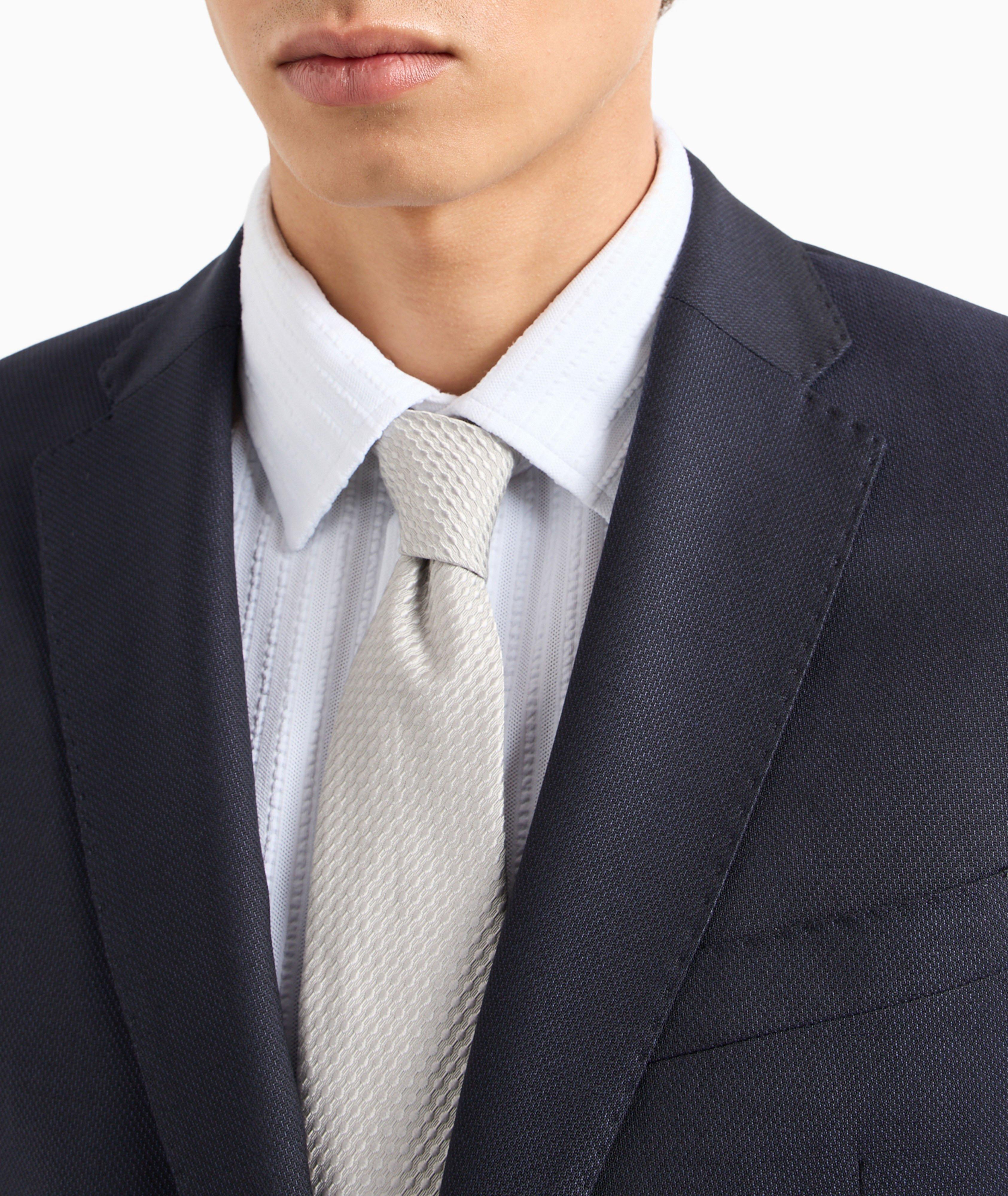 Neat Pattern Silk Jacquard Tie image 2