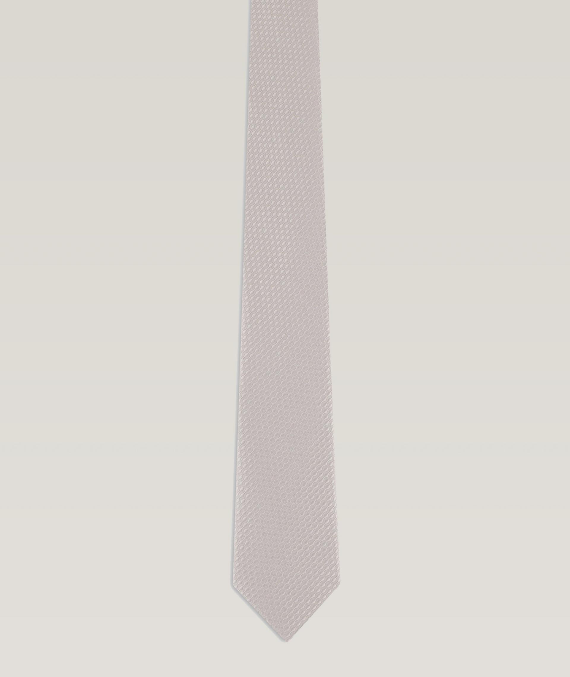 Neat Pattern Silk Jacquard Tie image 0