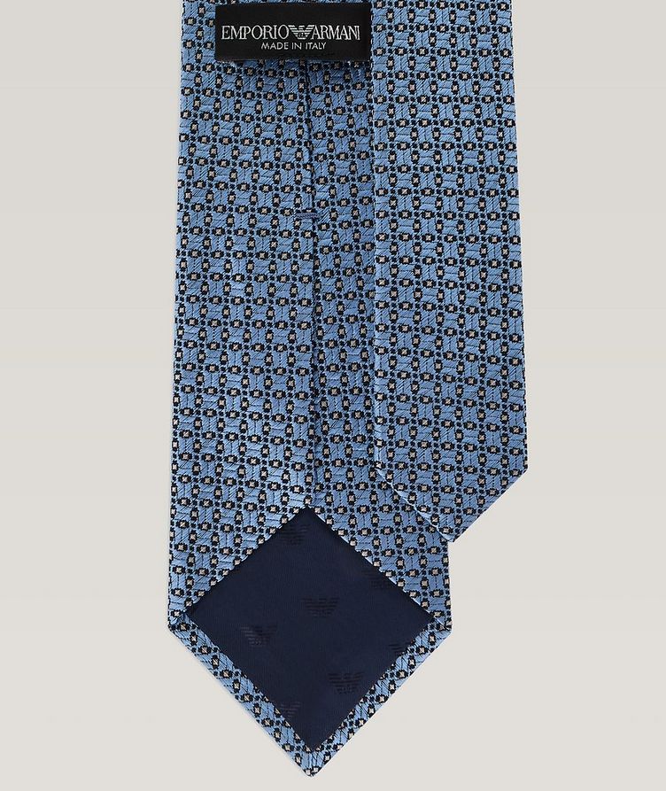Neat Pattern Chevron Silk Jacquard Tie image 1