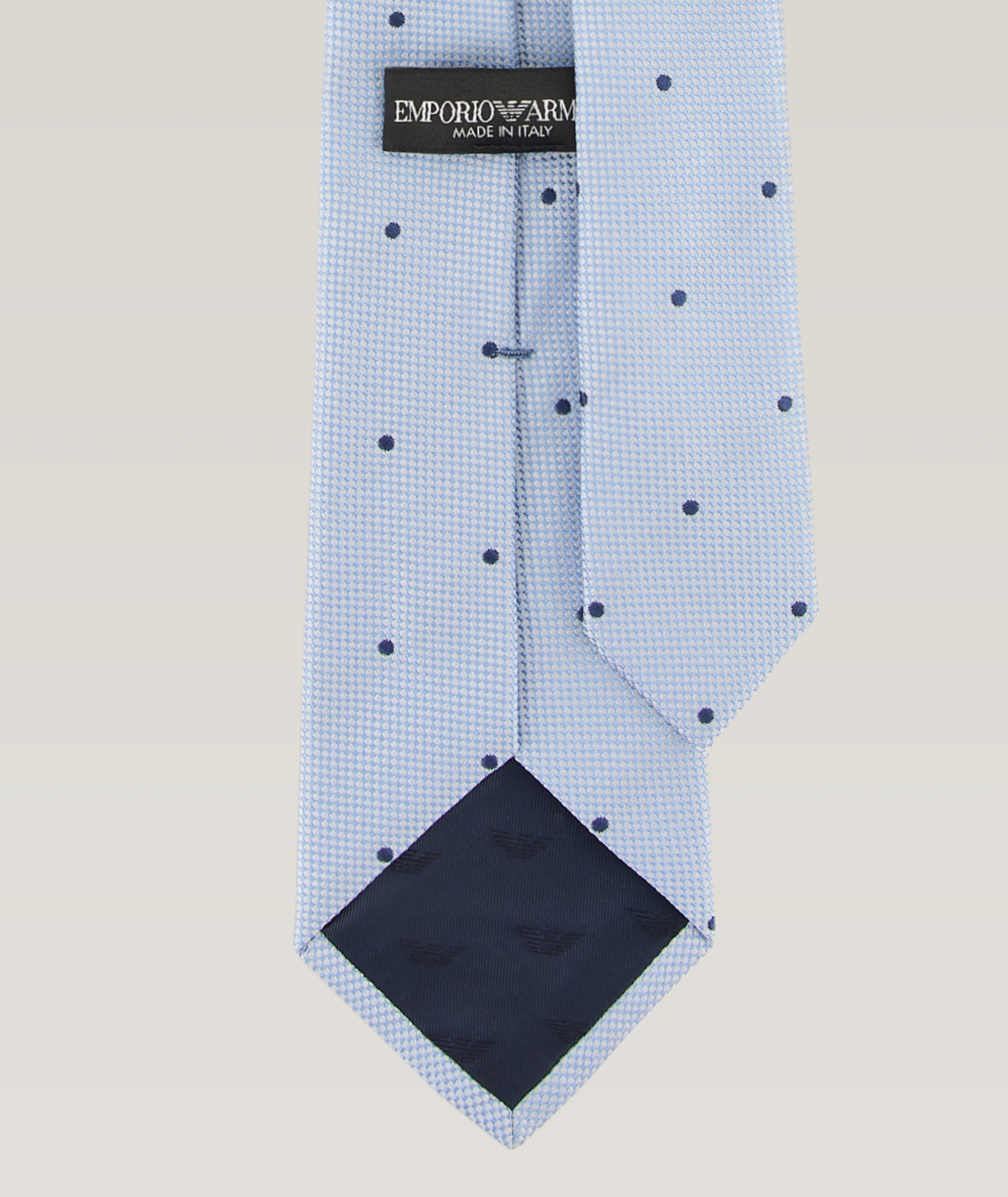 Dotted-Neat Patterm Silk Jacquard Tie image 1