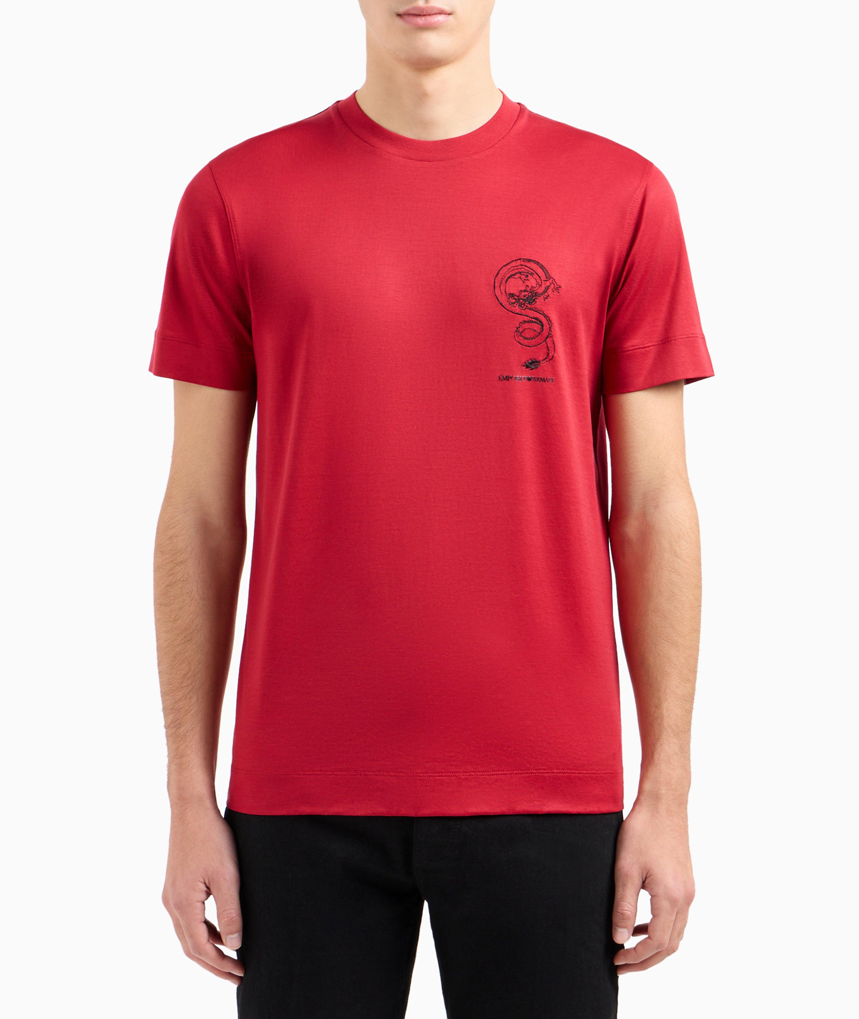 Lunar New Year Print Lyocell-Cotton T-Shirt image 1