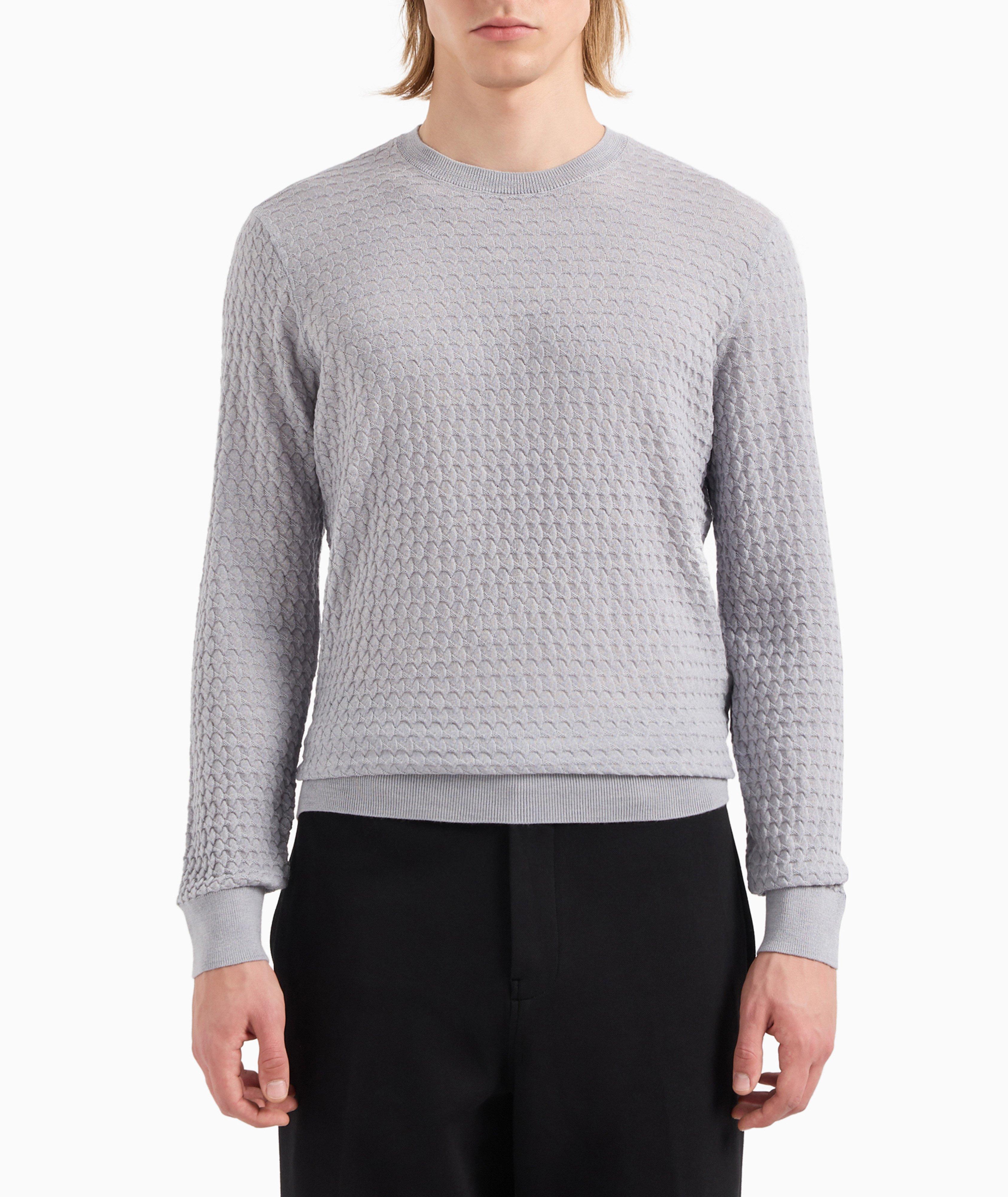 Virgin Wool Jacquard Sweater image 1