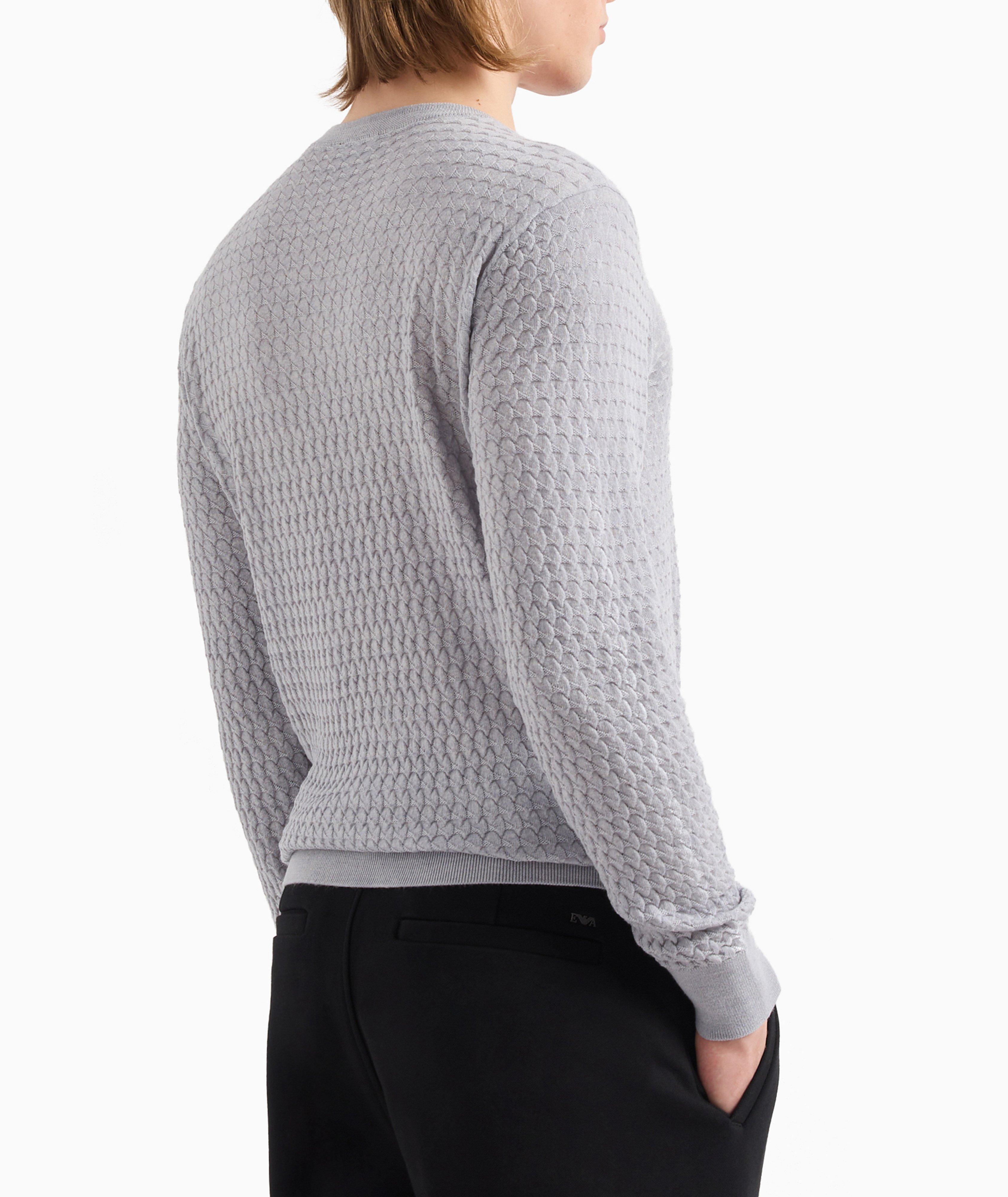 Virgin Wool Jacquard Sweater image 2