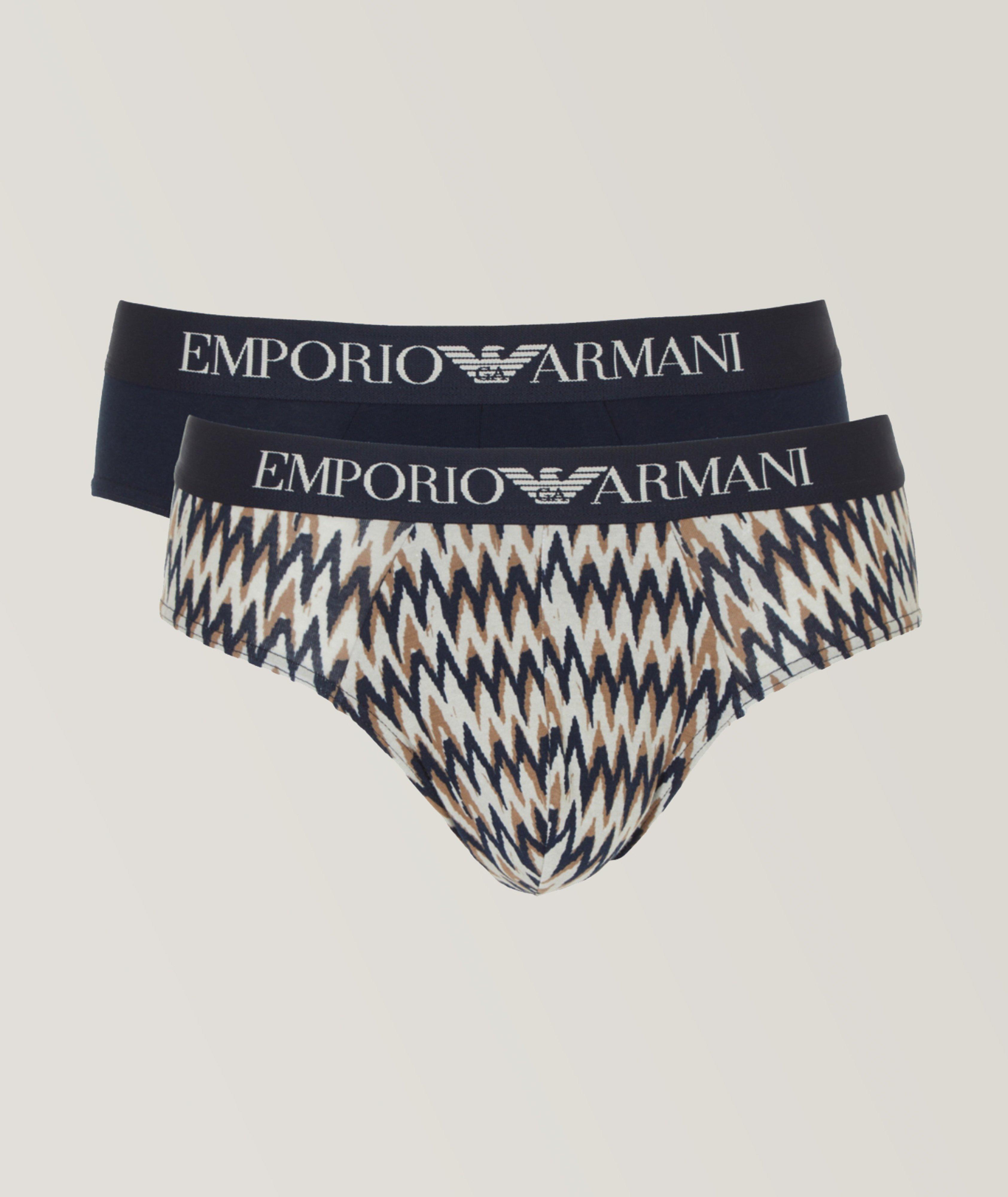 Two-Pack Logo Band Briefs Set image 0