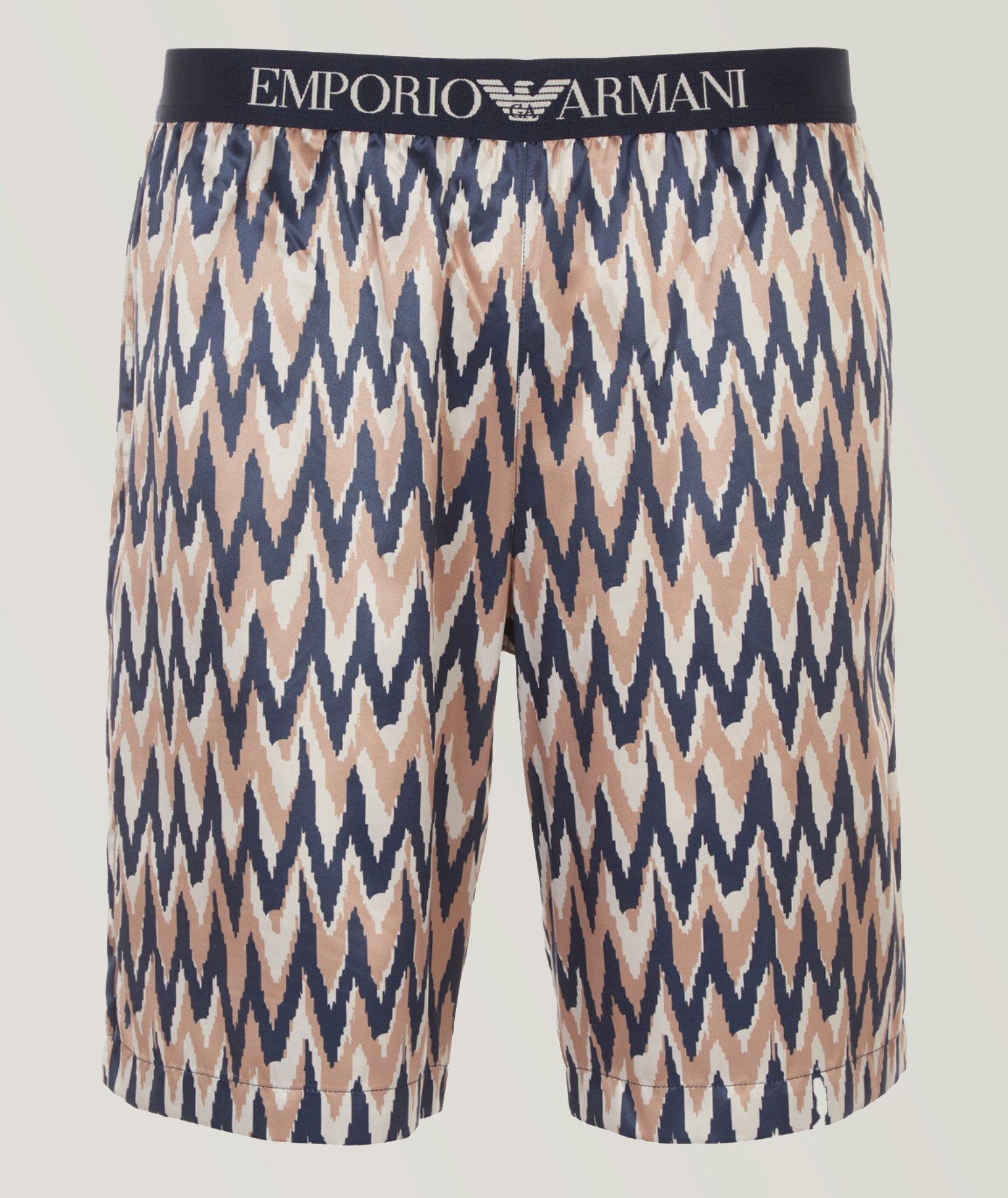 Mixed Pattern Loungewear Bermuda Shorts image 0