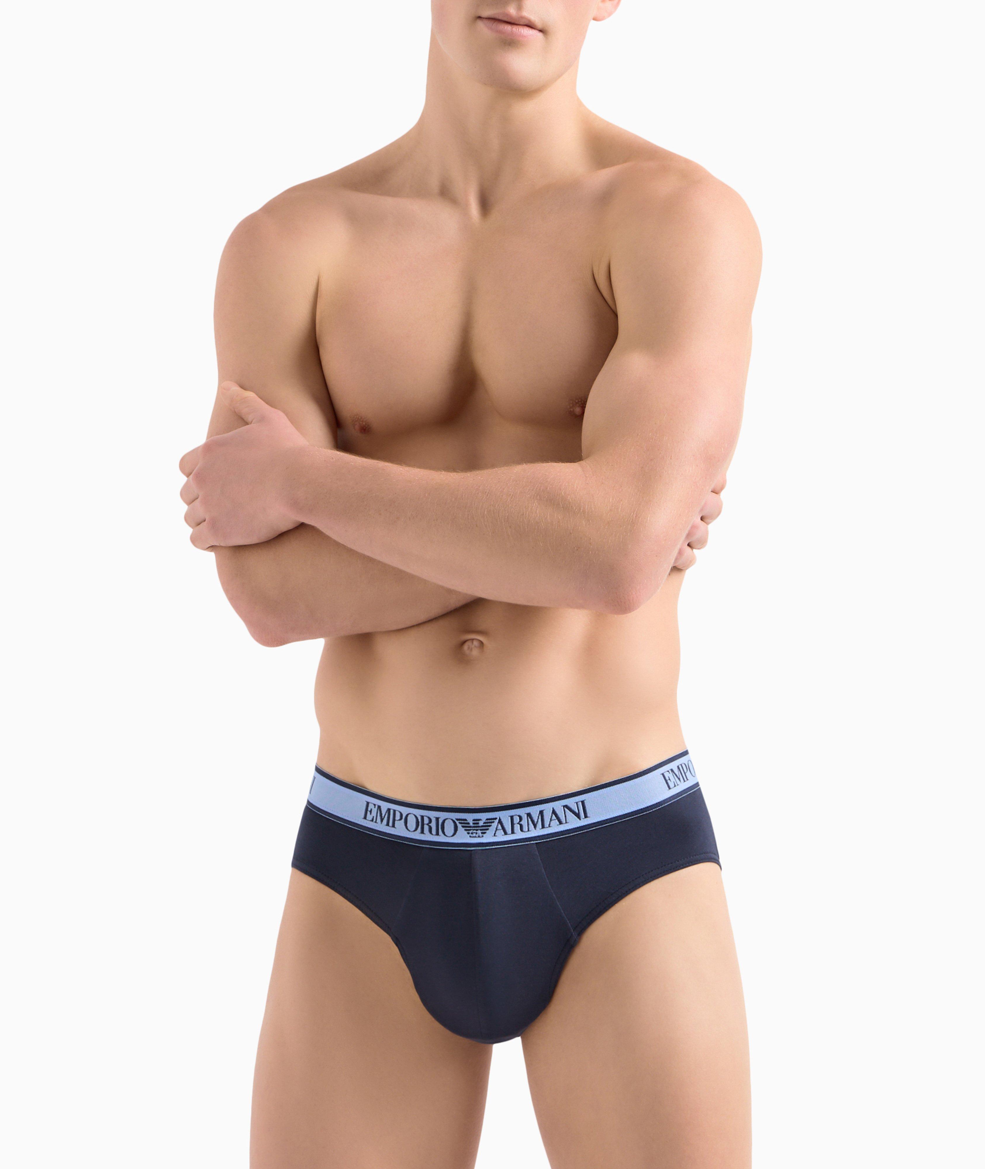 Greca Border Stretch-Cotton Boxer Briefs