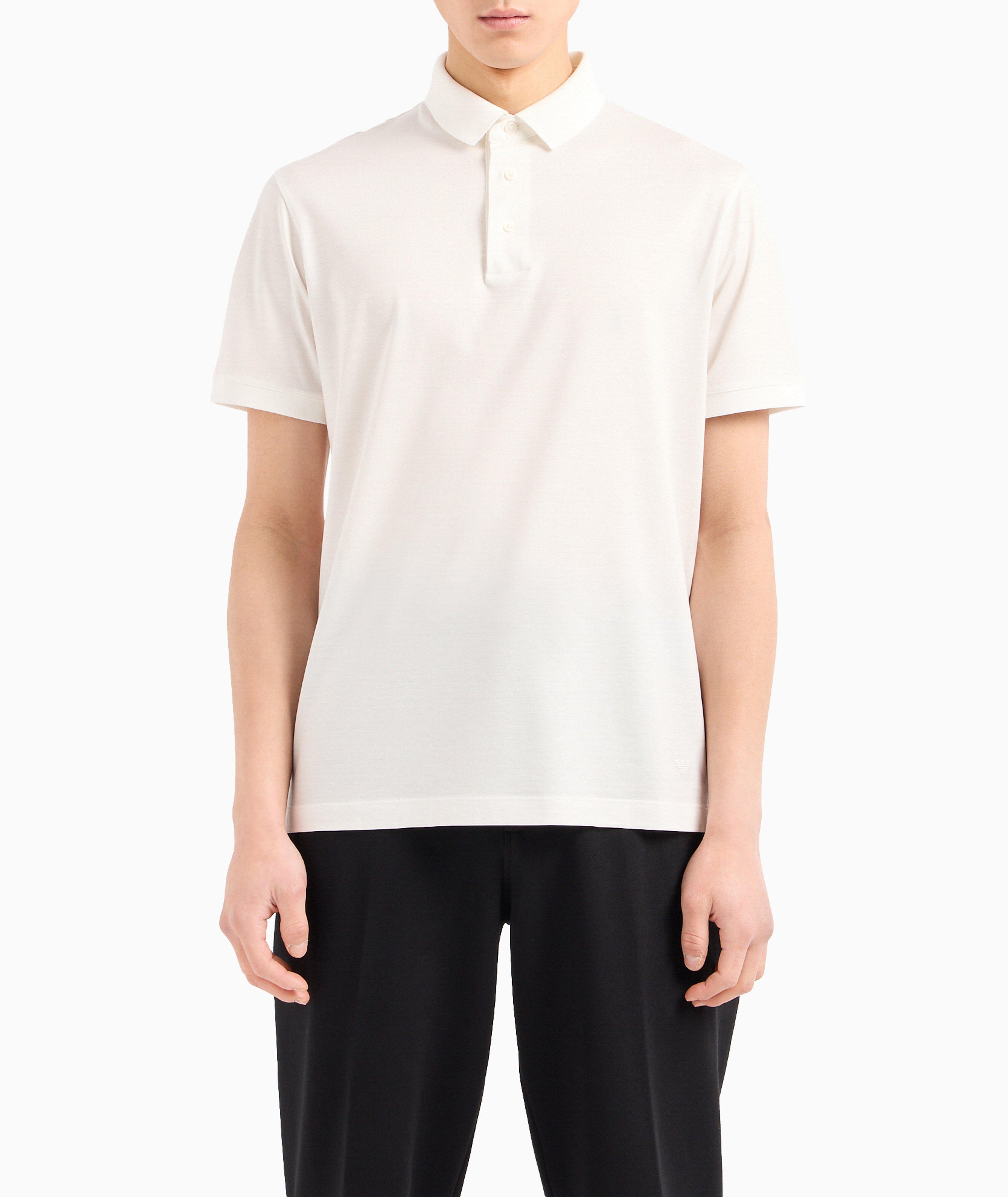 Mercerised Piqué Cotton Polo image 5