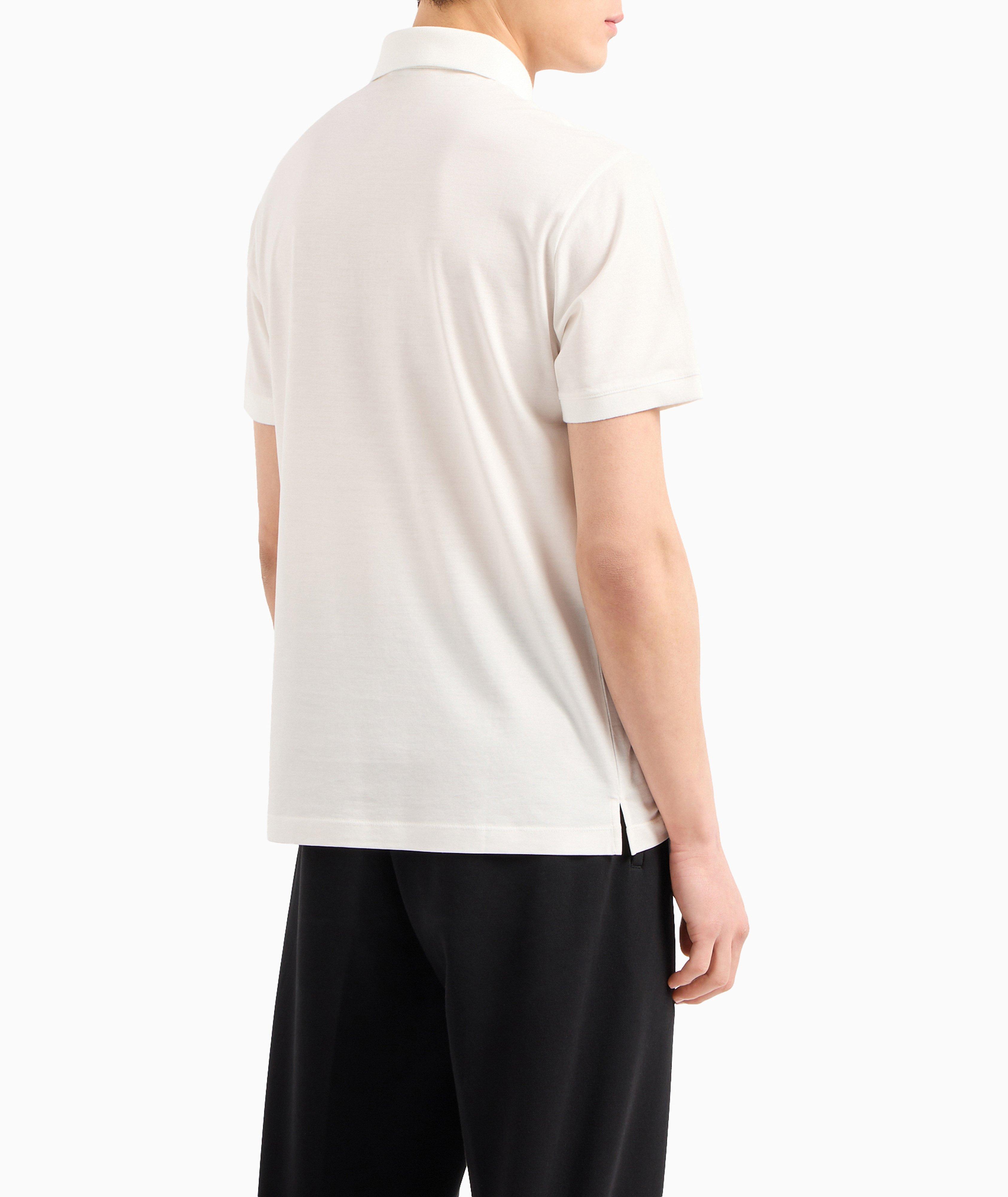 Mercerised Piqué Cotton Polo image 6