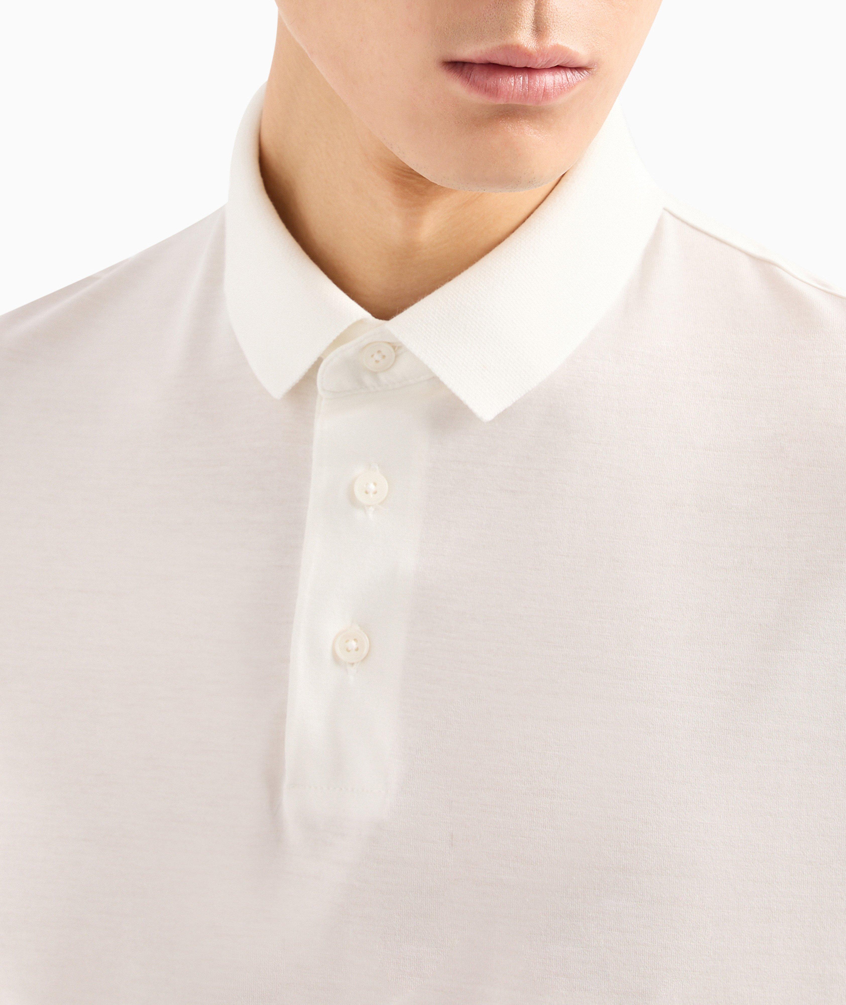 Mercerised Piqué Cotton Polo image 7