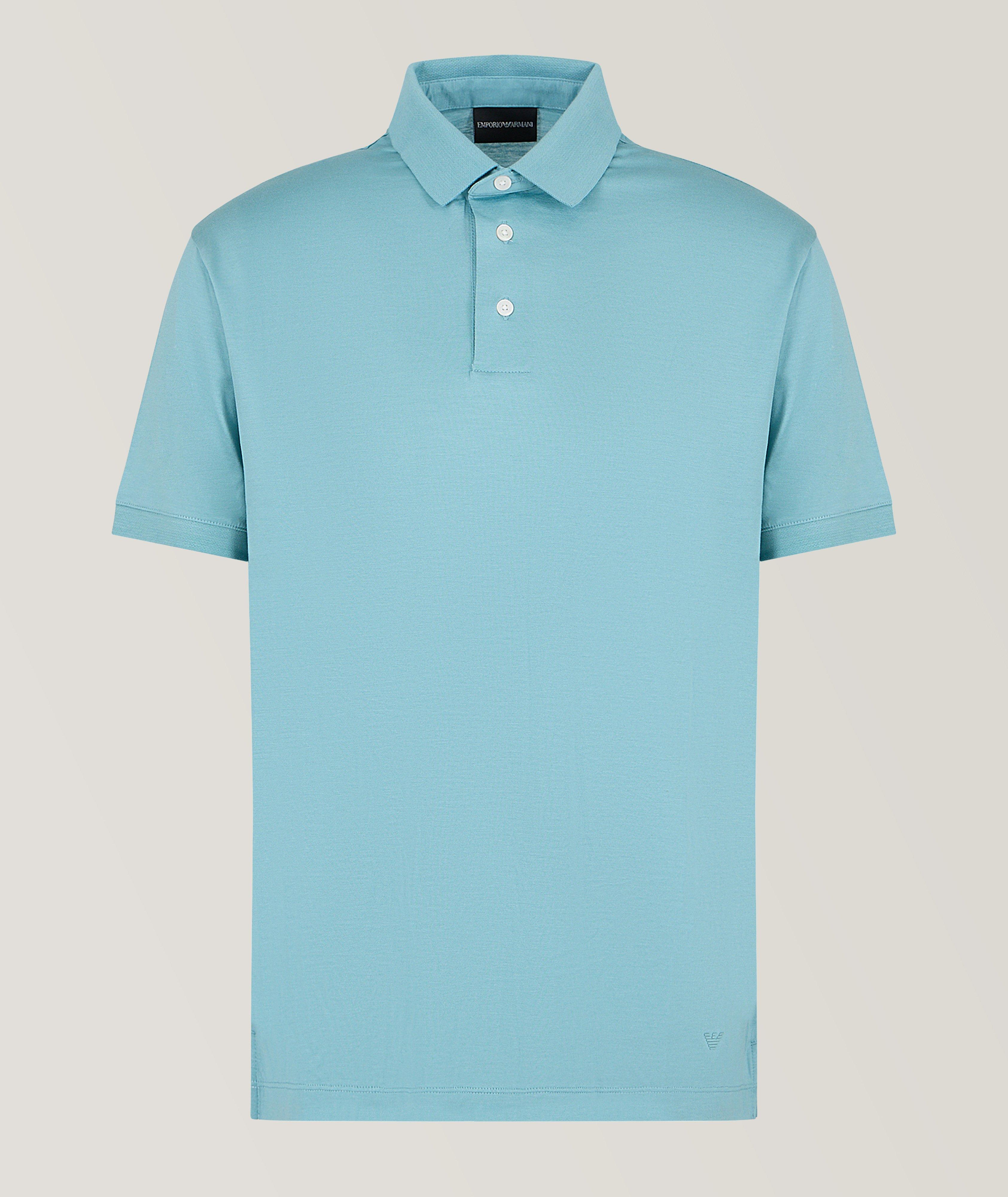 Mercerised Piqué Cotton Polo image 0