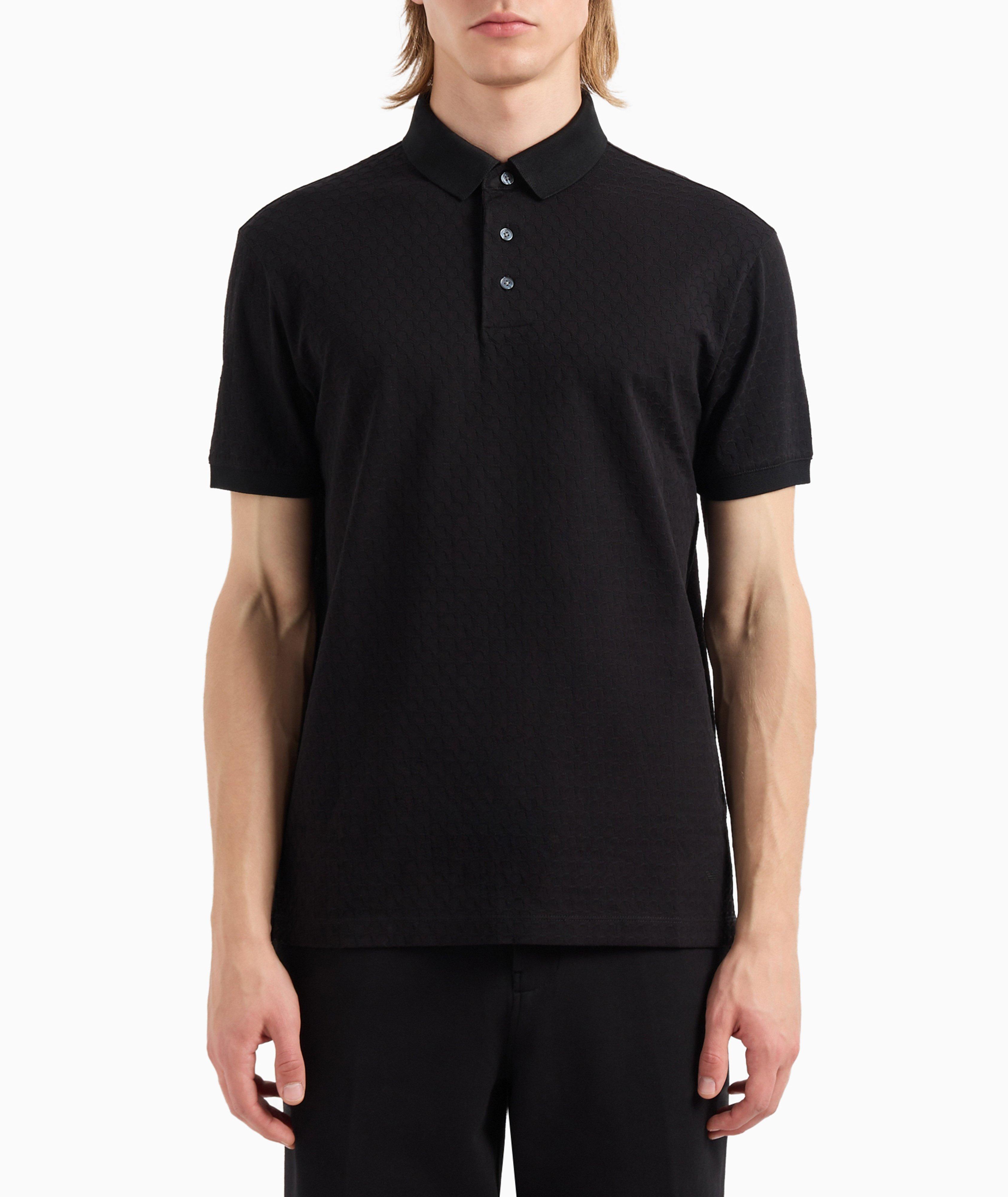 Jacquard Cotton Polo image 1