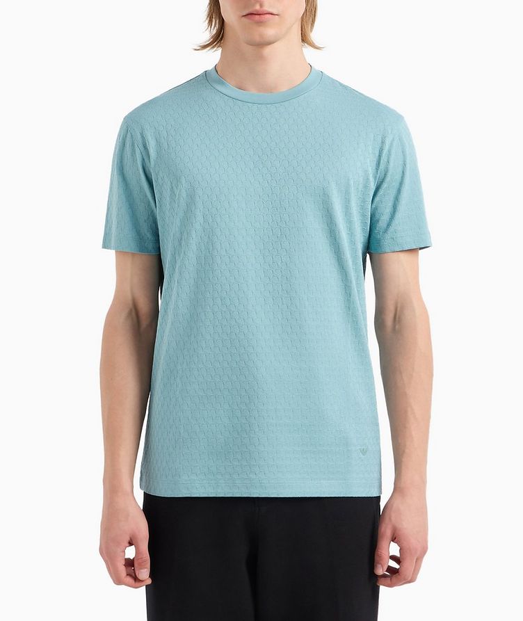 Jacquard Cotton Jersey T-Shirt image 1