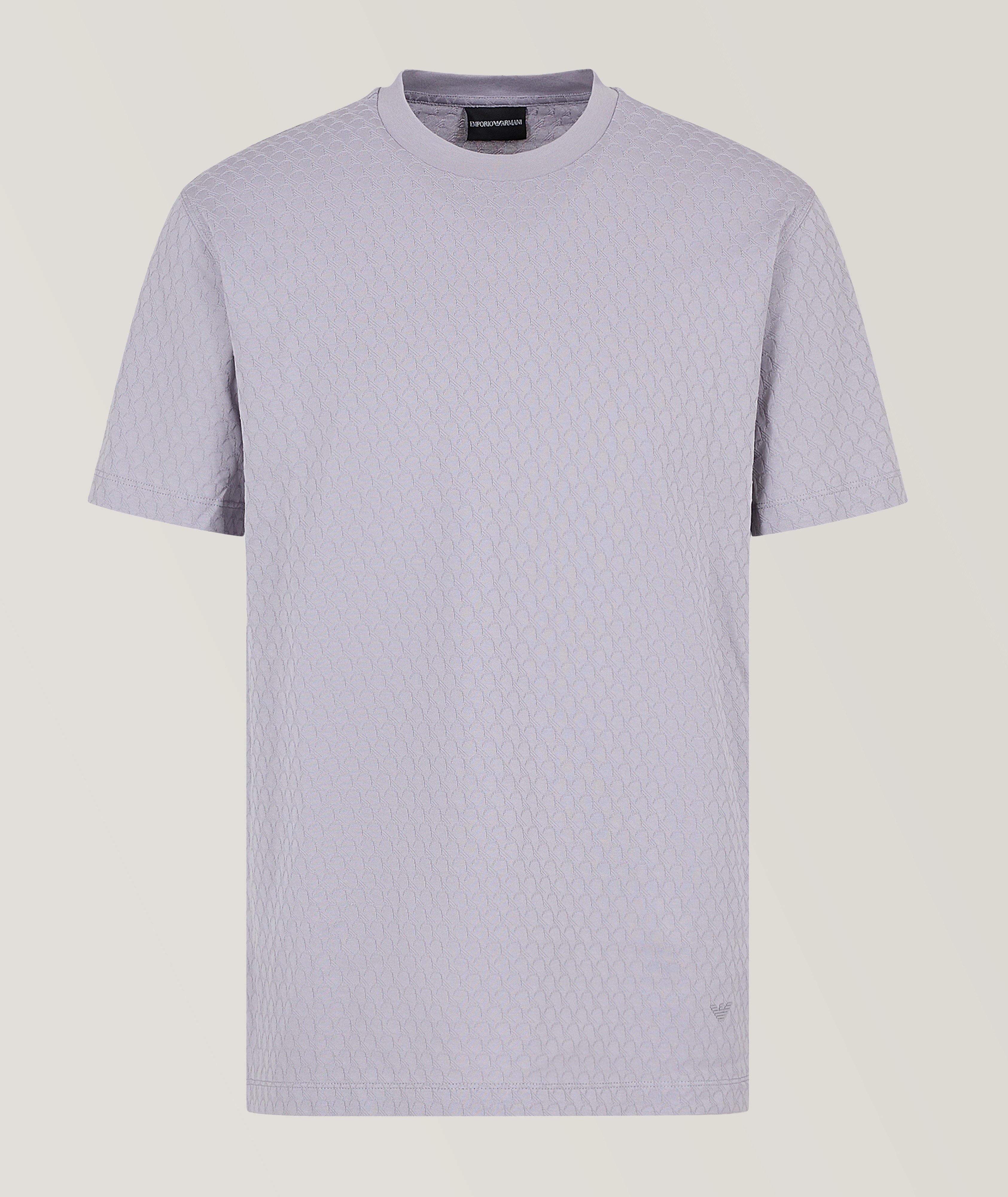 Jacquard Cotton Jersey T-Shirt image 0