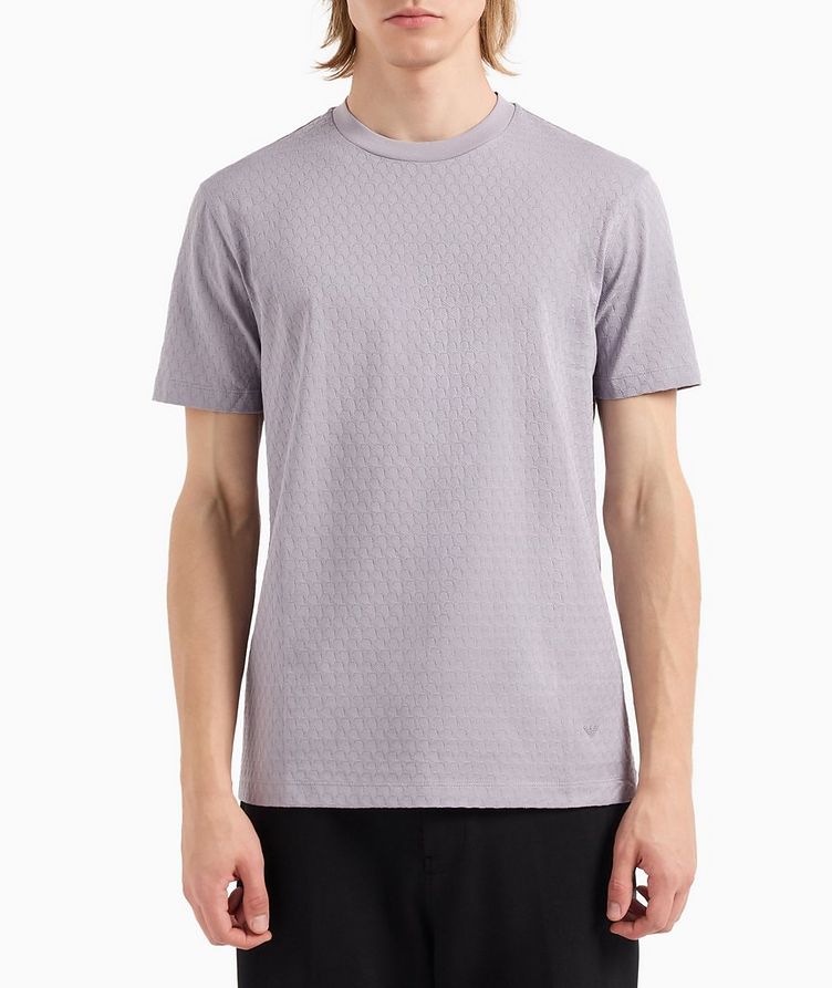Jacquard Cotton Jersey T-Shirt image 1