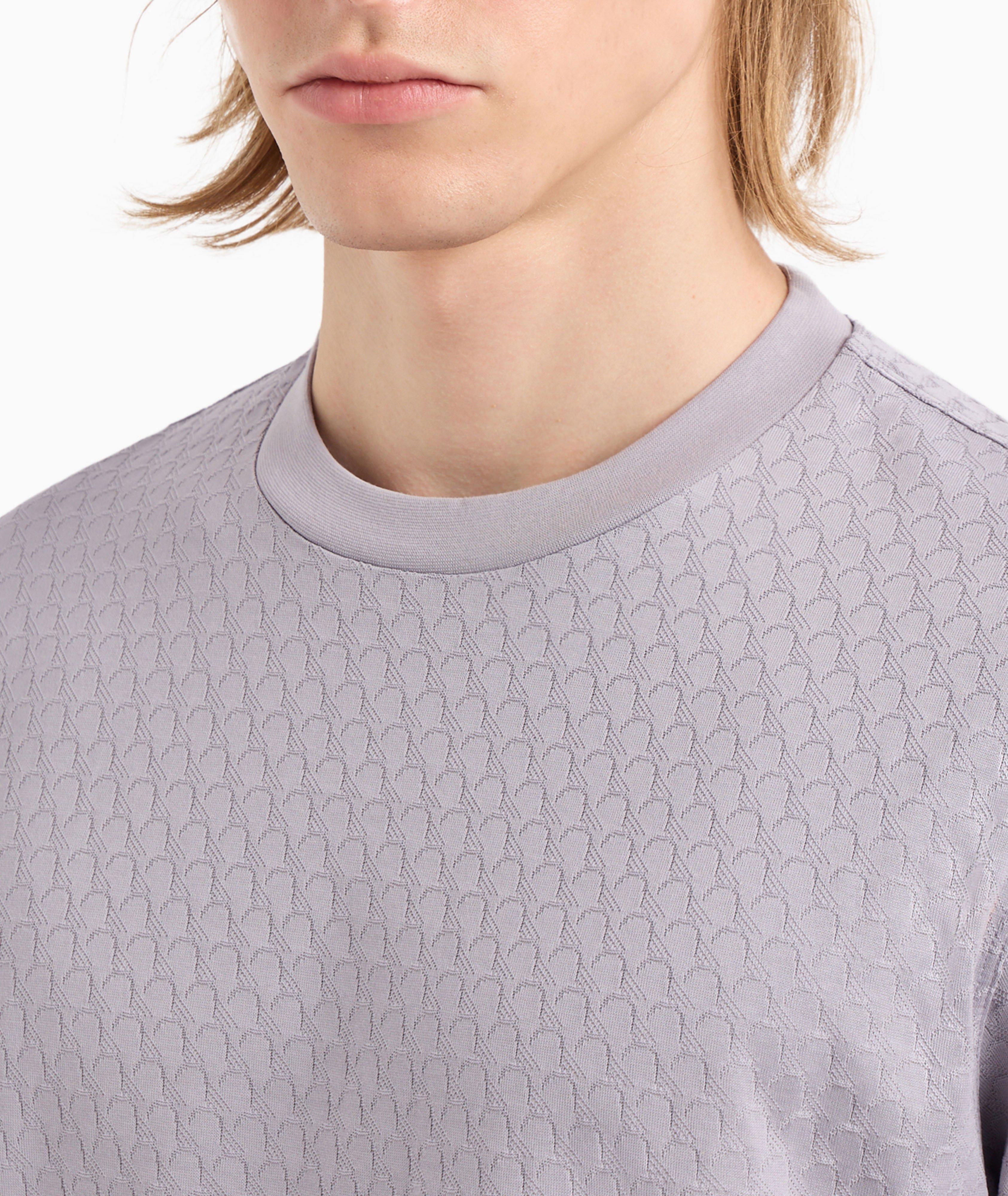 Jacquard Cotton Jersey T-Shirt image 3