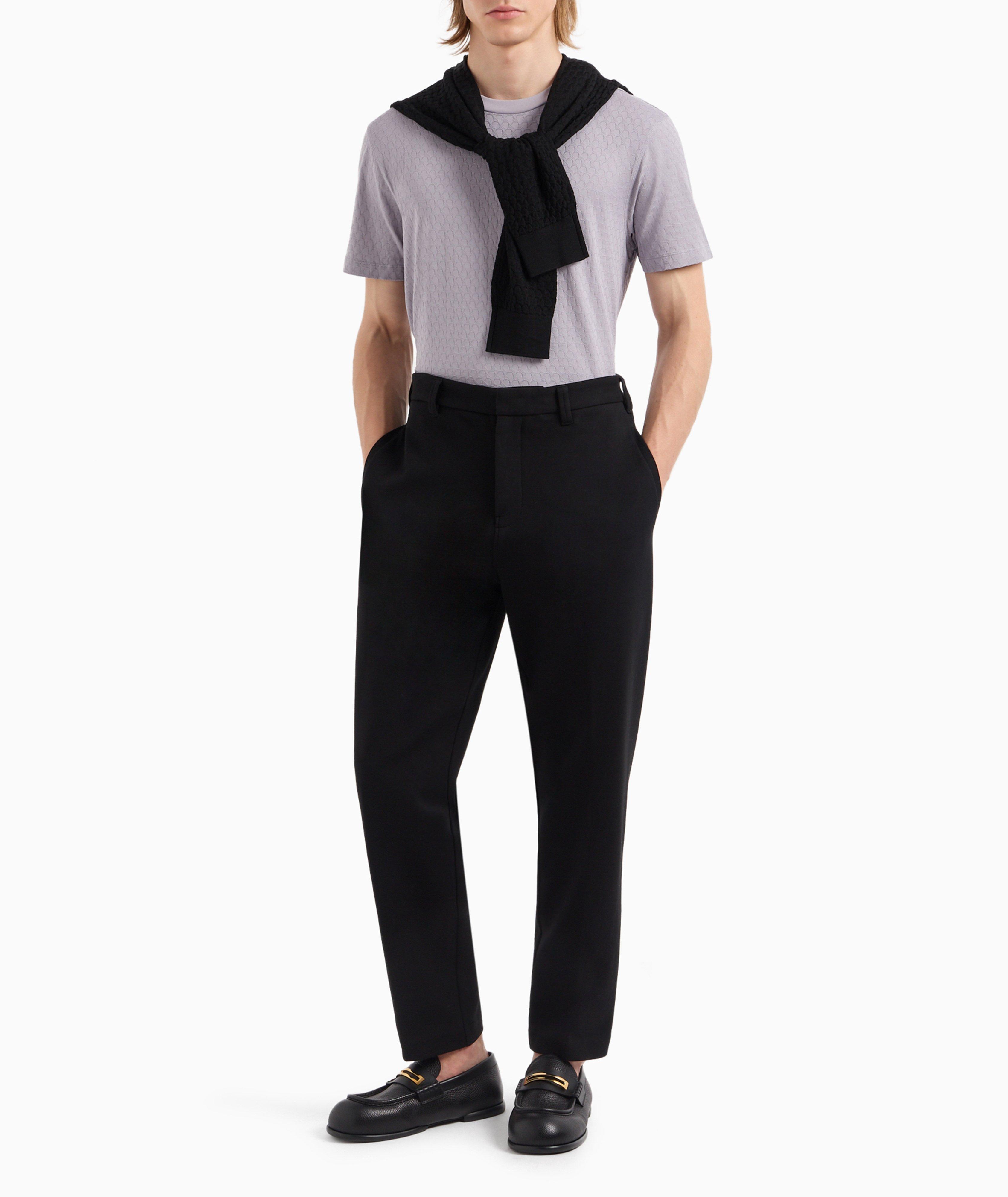 Jacquard Cotton Jersey T-Shirt image 4