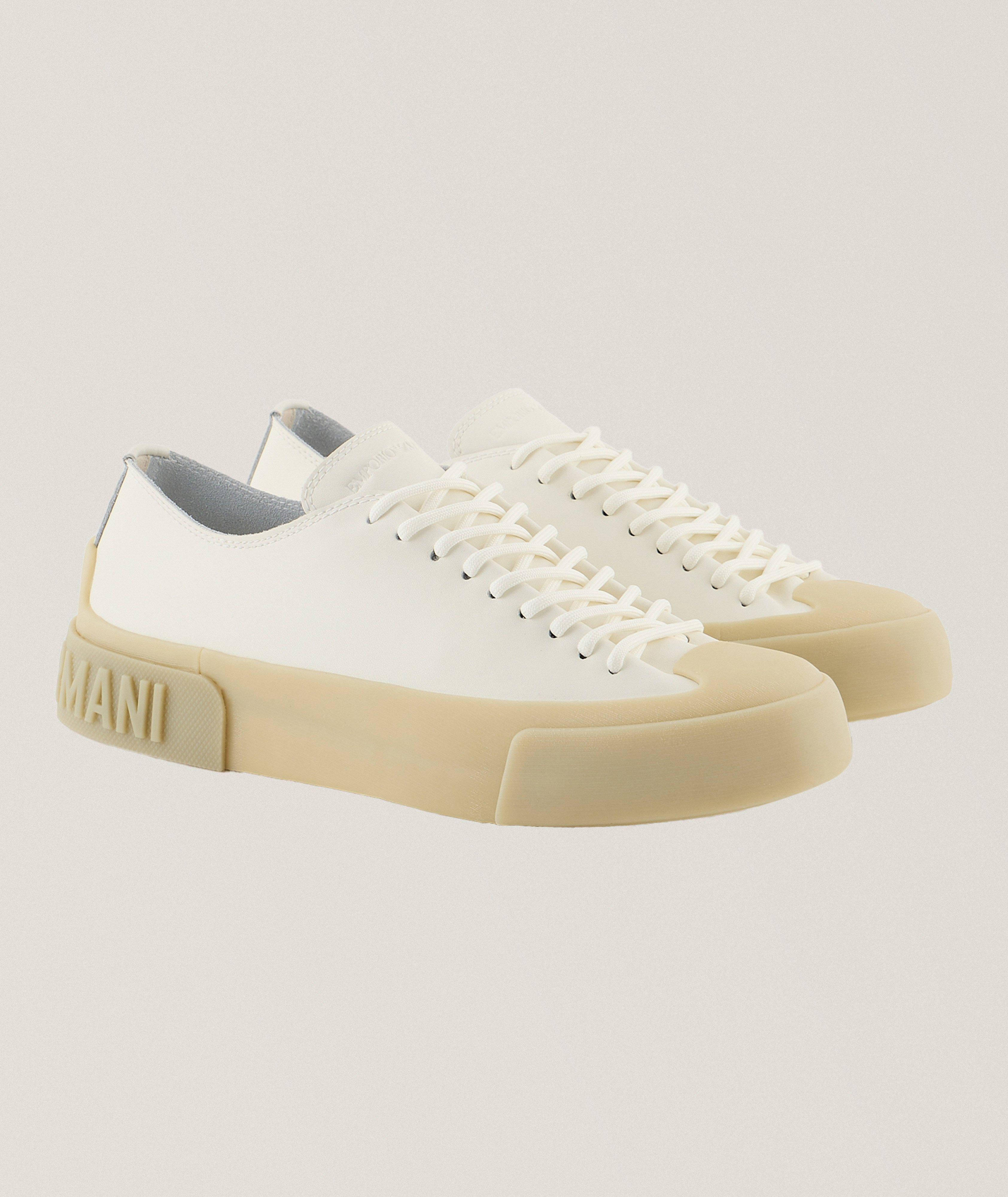 Raised Embossed Logo Sneakers image 1