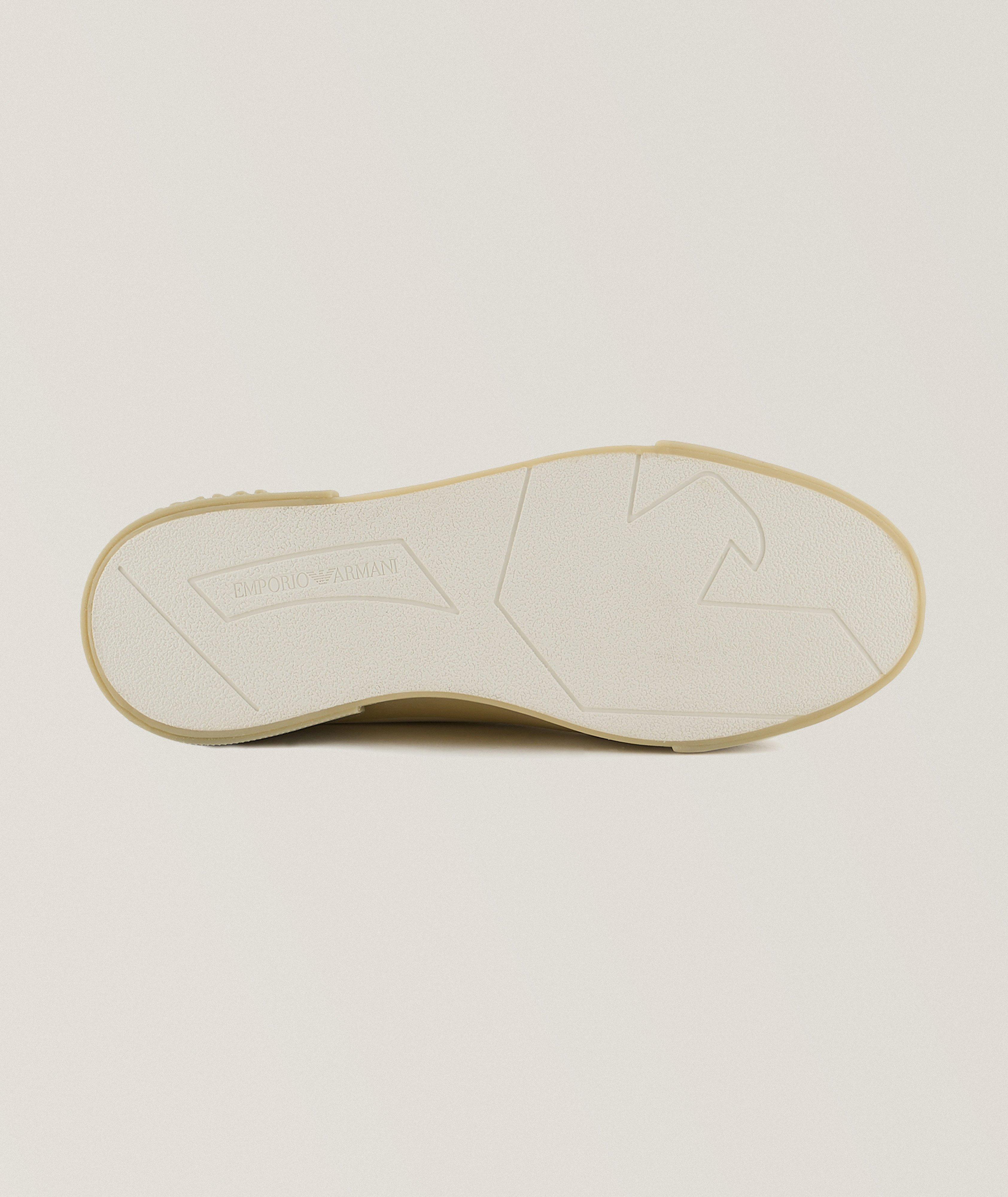 Raised Embossed Logo Sneakers image 5