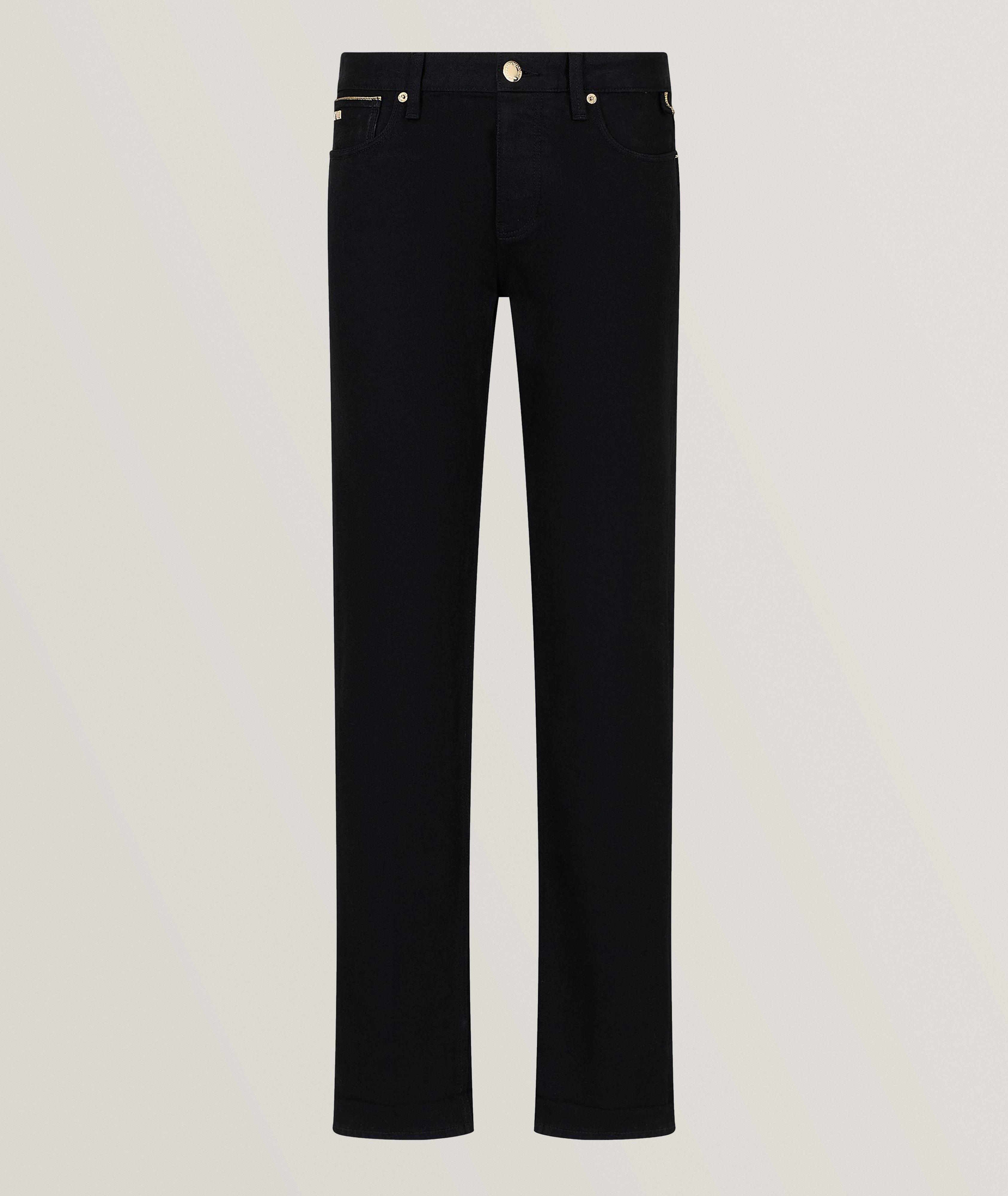 Slim Fit Five-Pocket Style Stretch-Cotton Jeans image 0