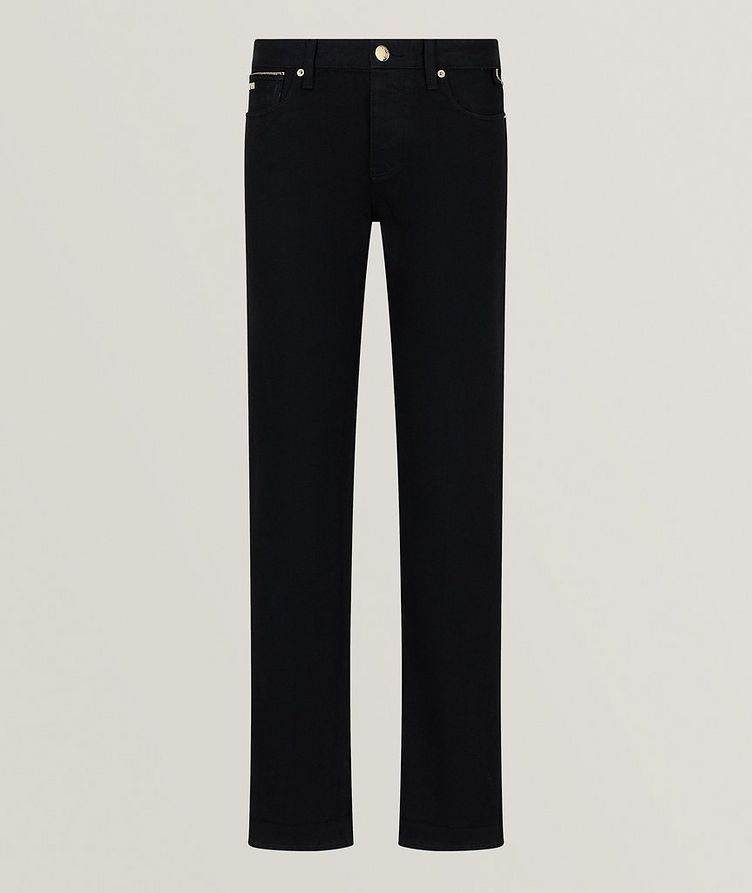 Slim Fit Five-Pocket Style Stretch-Cotton Jeans image 0