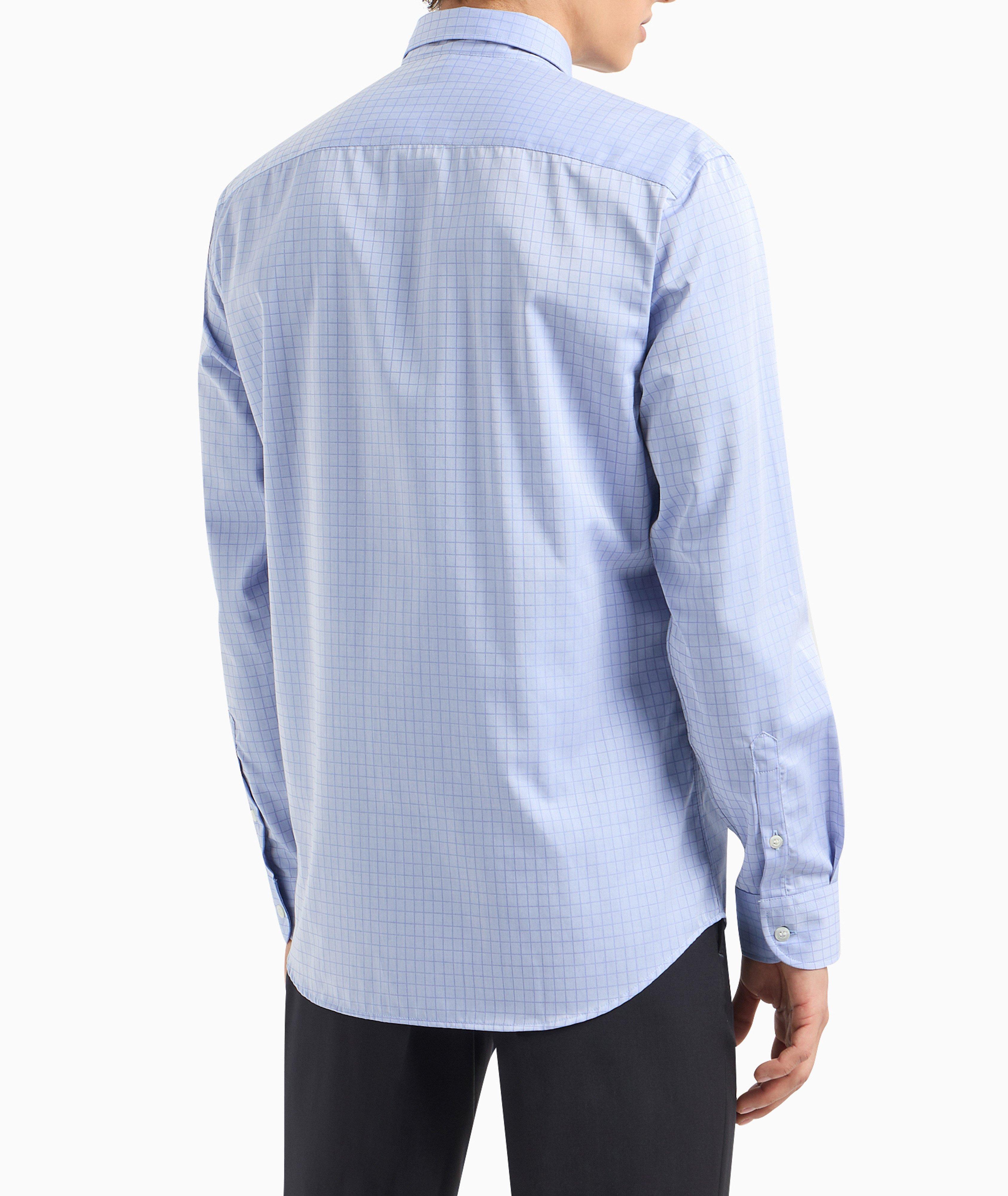 Micro Checked Cotton Sport Shirt image 2