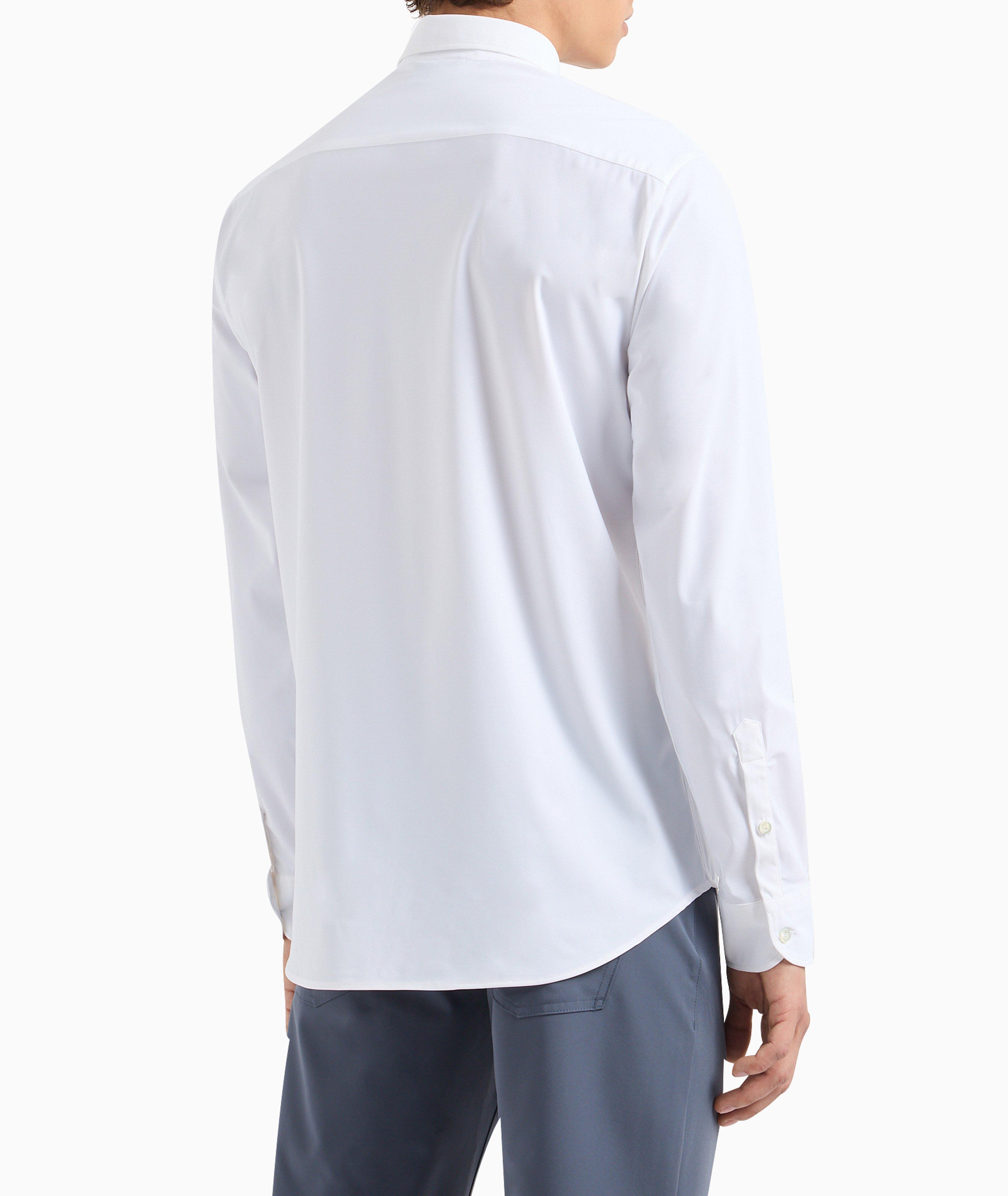 Jacquard Cotton Sport Shirt