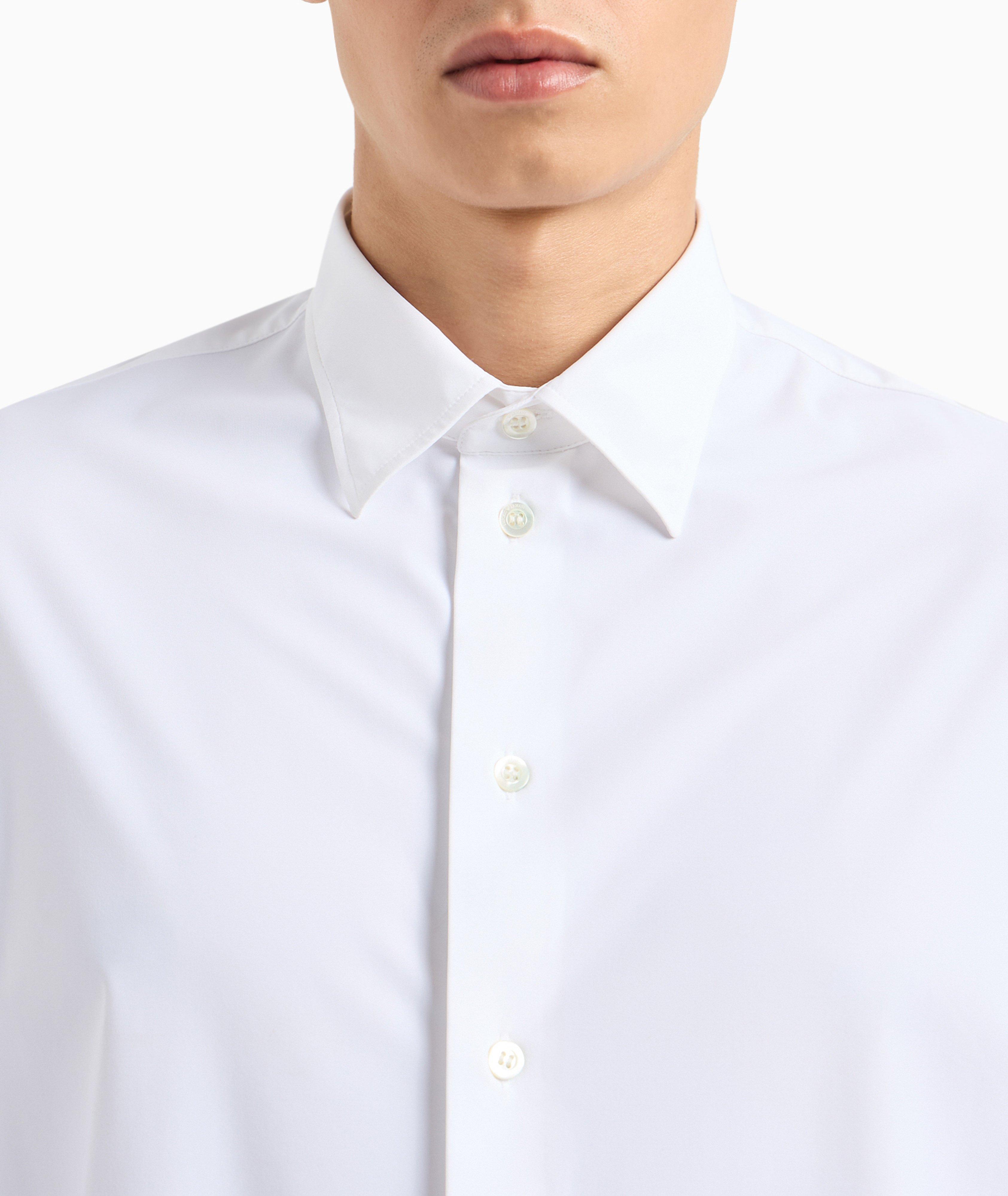 Jacquard Cotton Sport Shirt