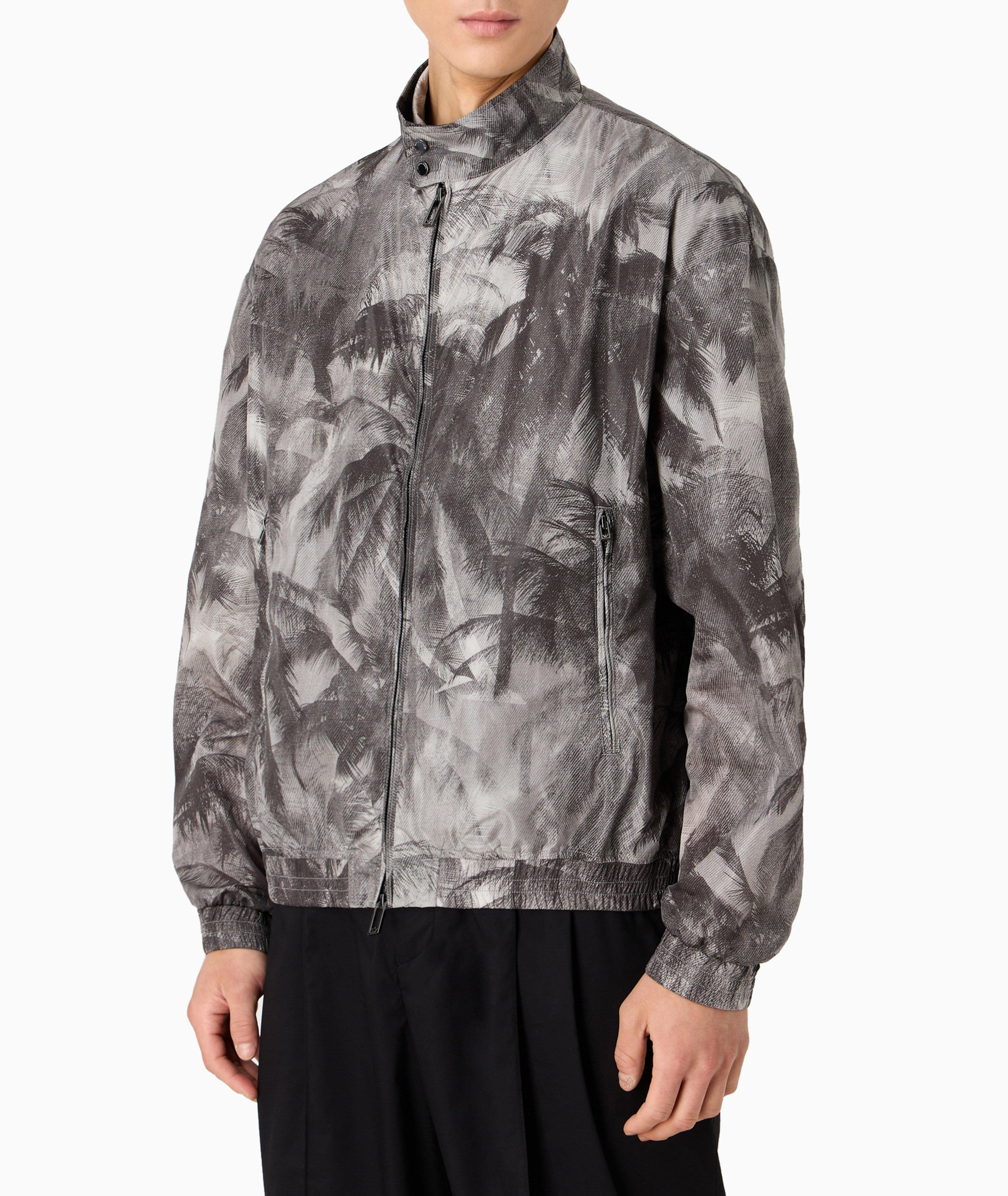 Palm Tree Technical Fabric Blouson Jacket image 1