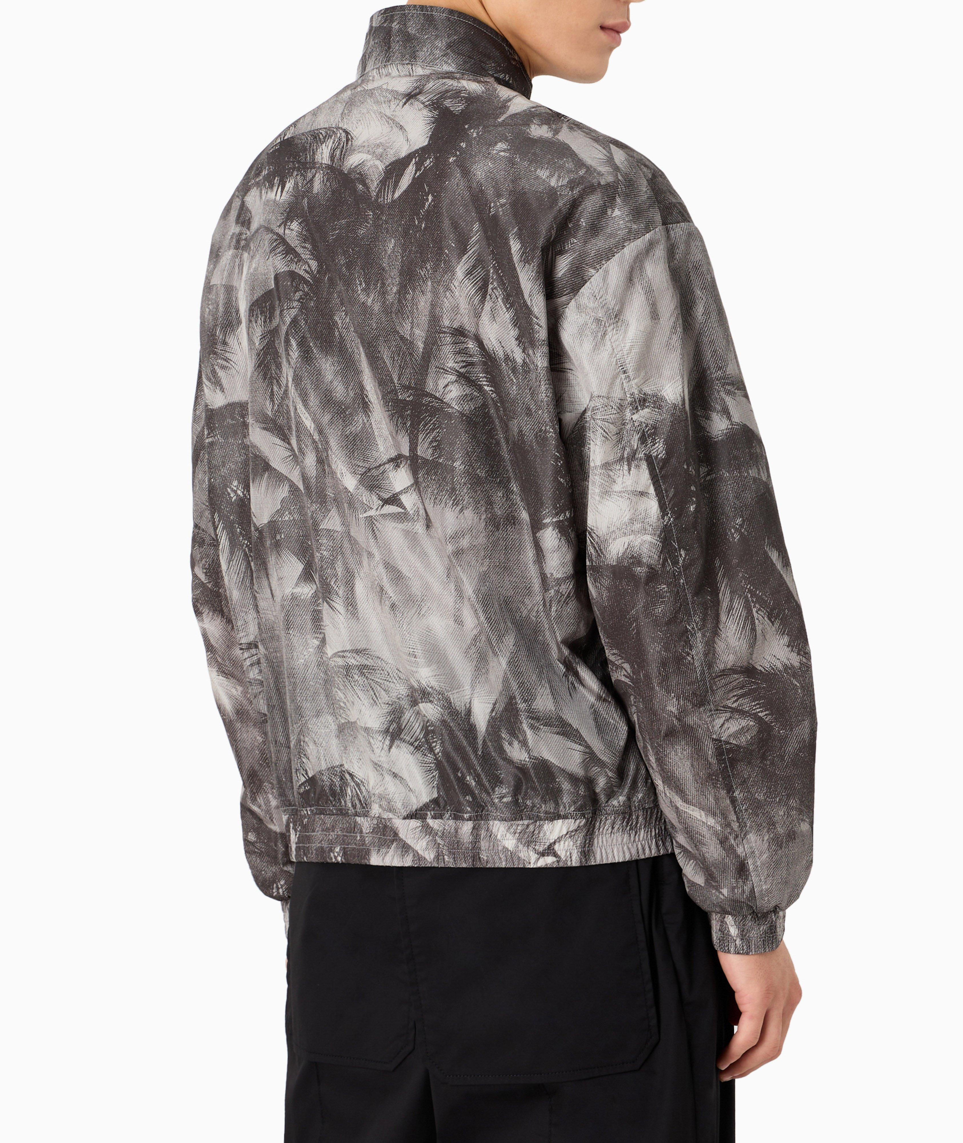 Palm Tree Technical Fabric Blouson Jacket