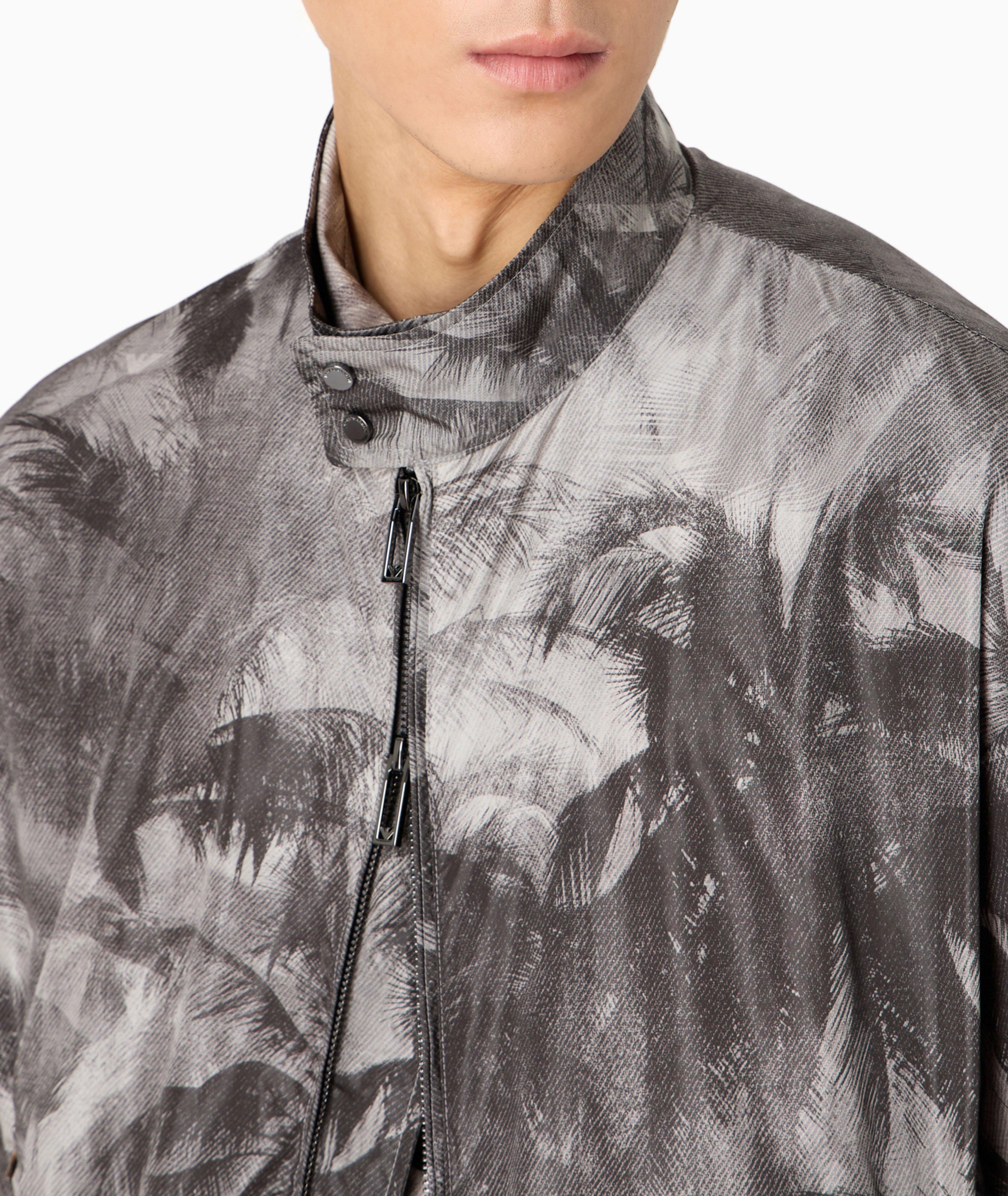 Palm Tree Technical Fabric Blouson Jacket image 3