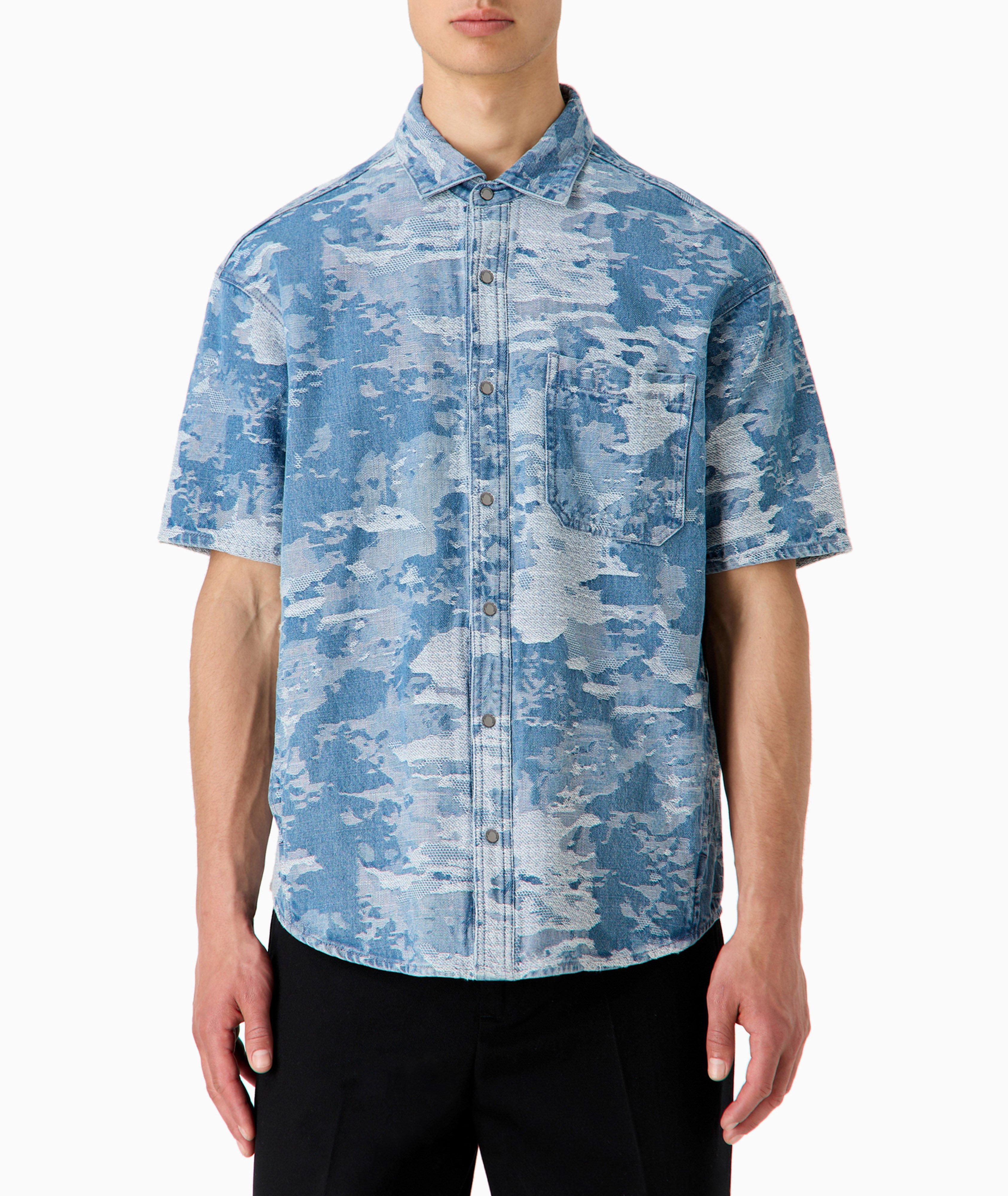 Camouflage Denim Overshirt image 1