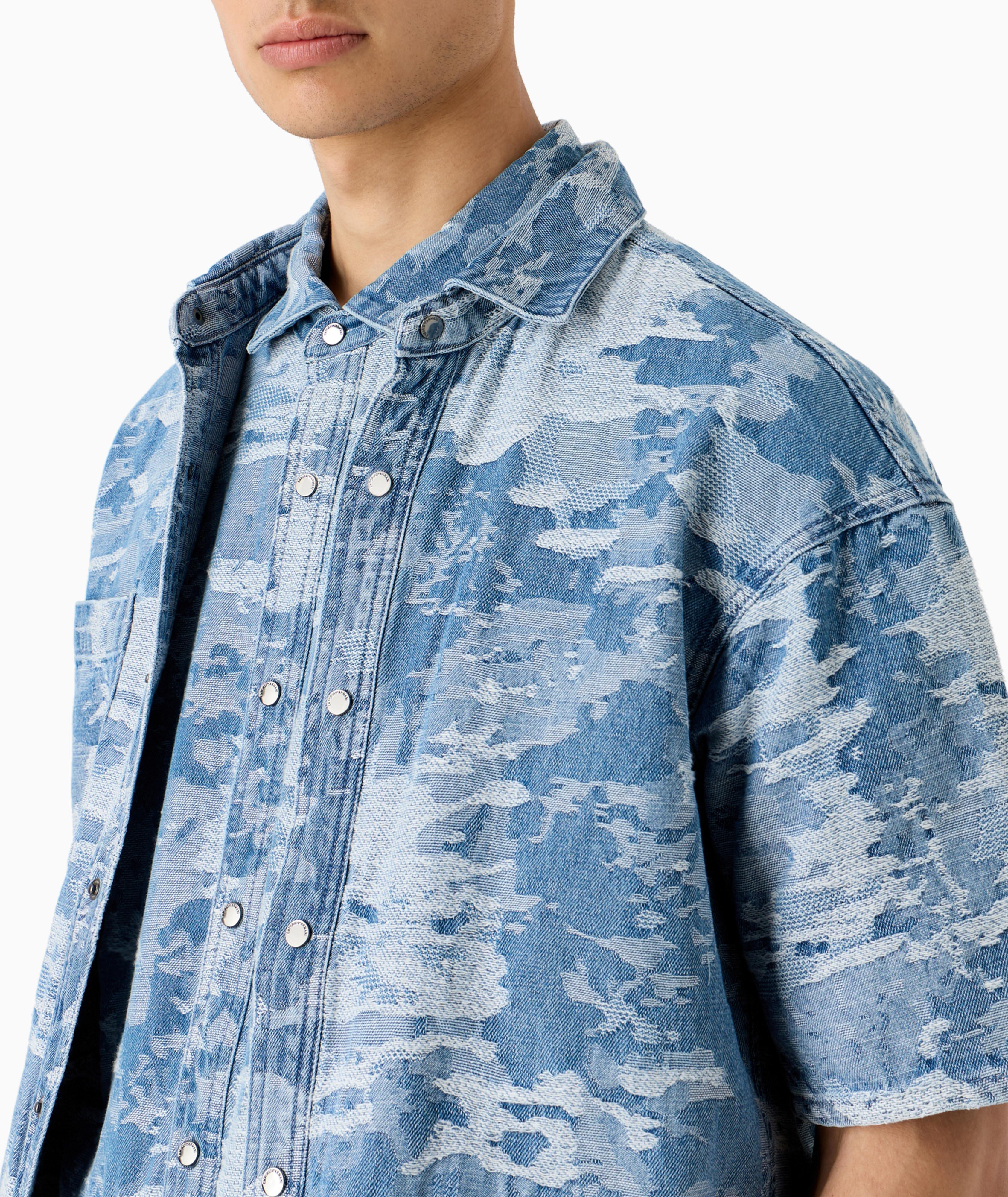 Camouflage Denim Overshirt image 3