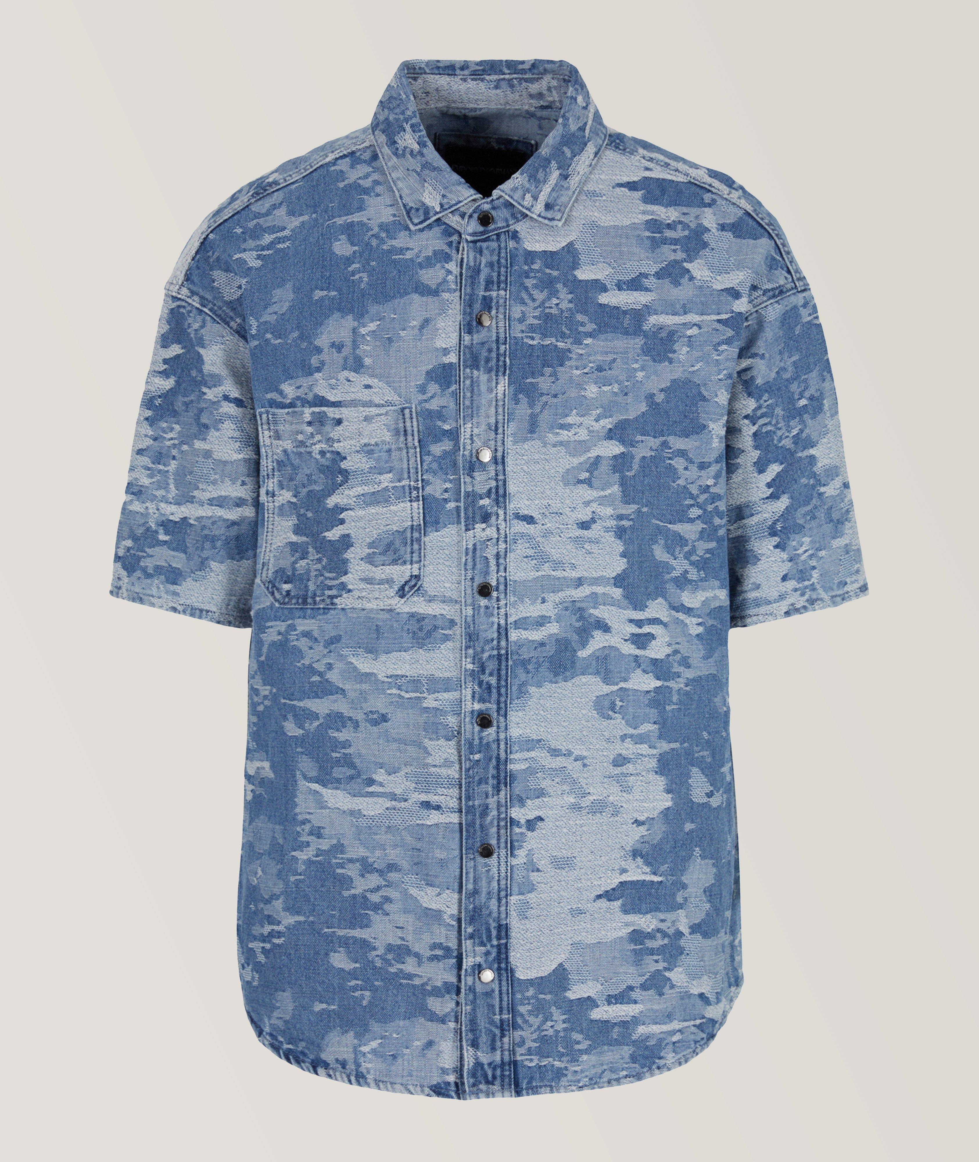 Camouflage Denim Overshirt image 0