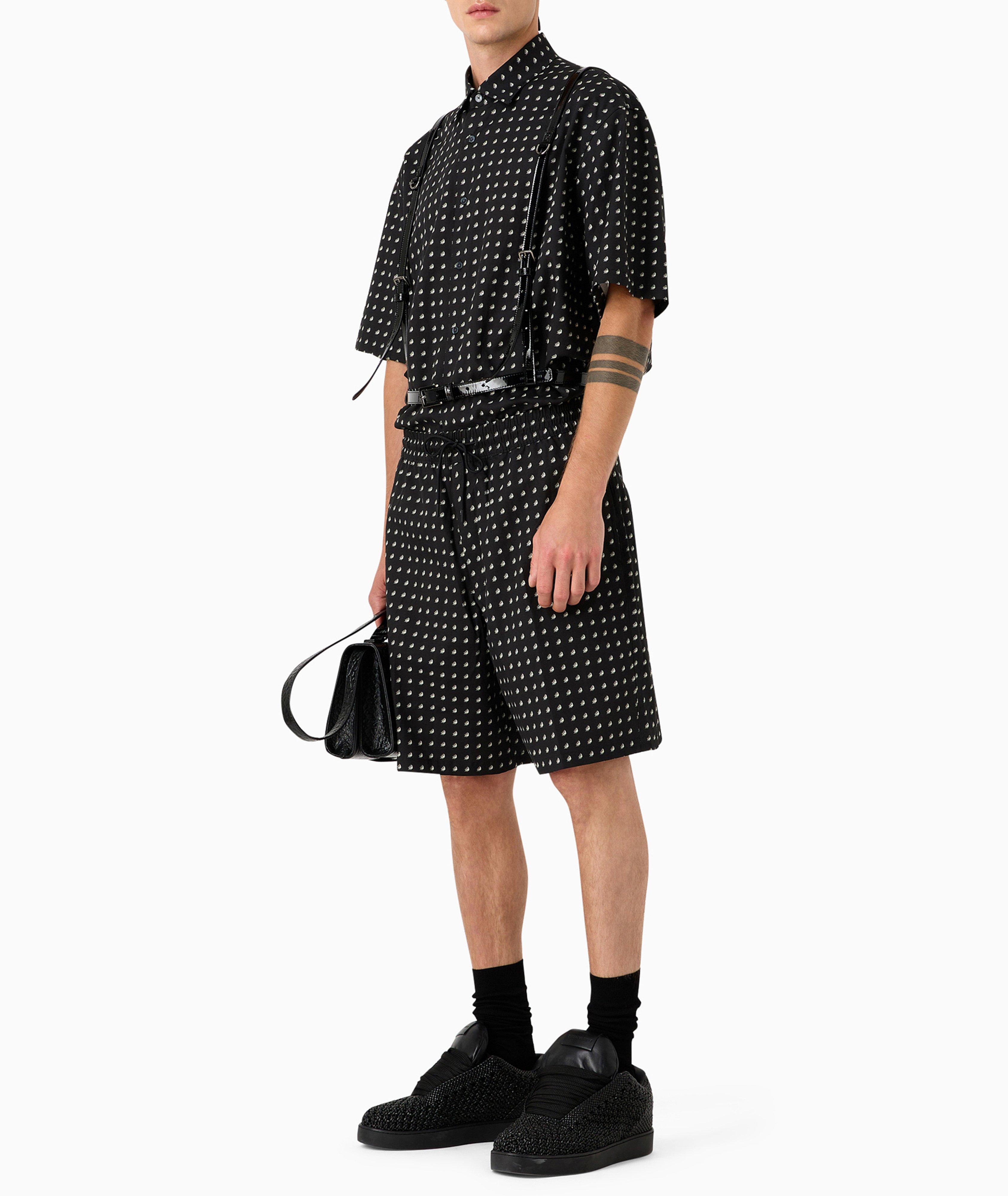 Chemise décontractée en lyocell et en coton à motif de logos image 5