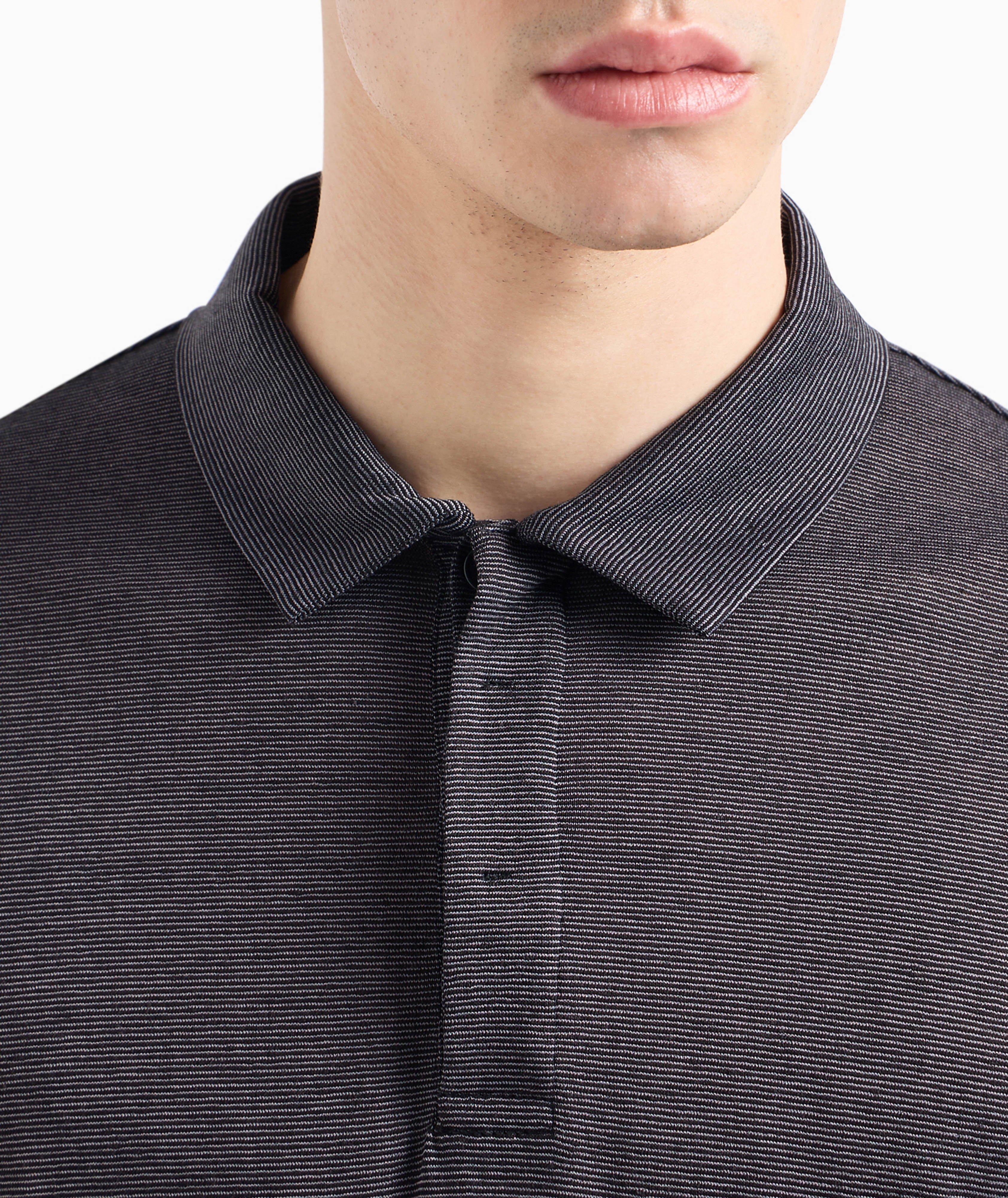 Textured Jersey Polo