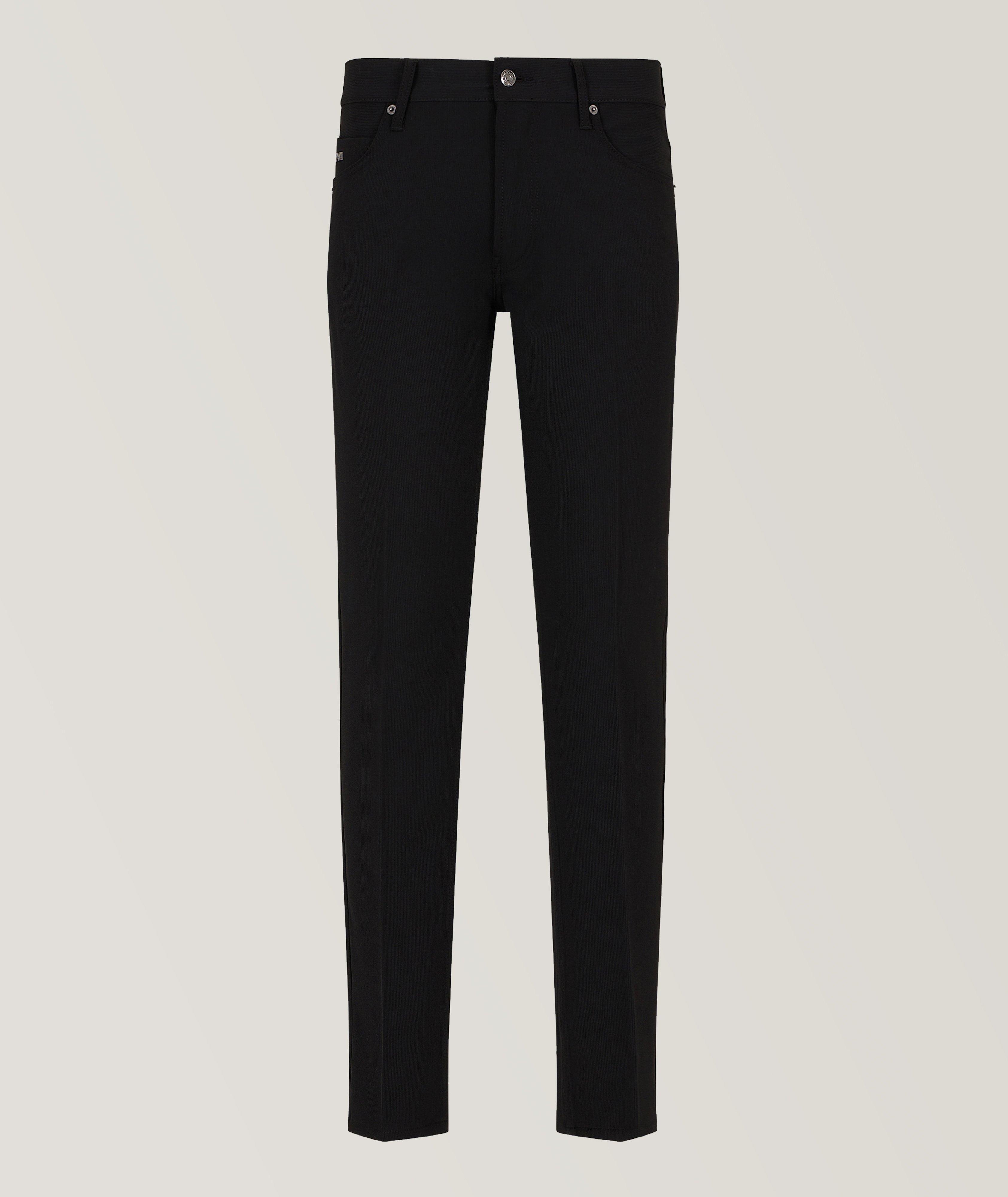 5-Pocket Technical-Blend Trousers image 0