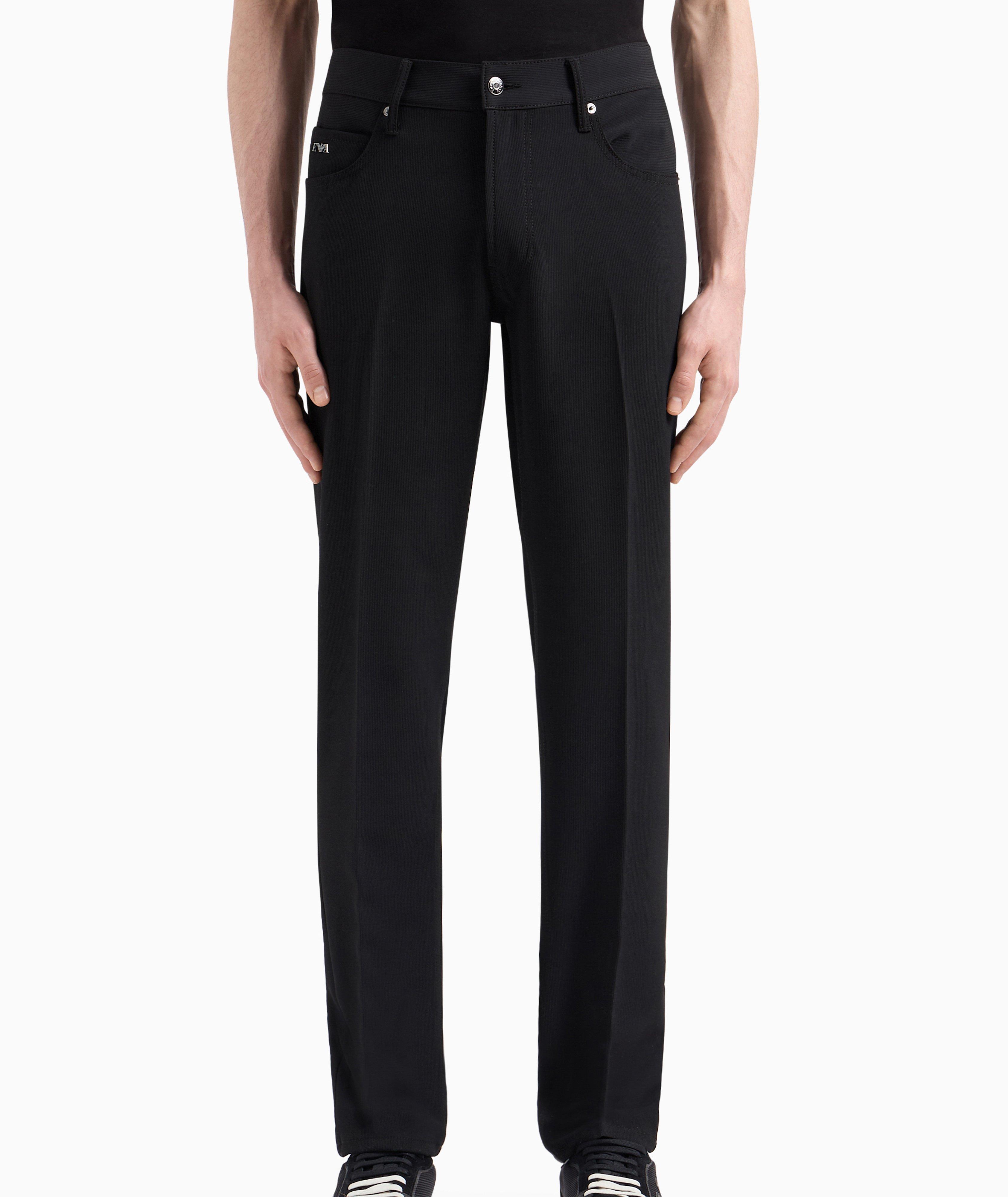 5-Pocket Technical-Blend Trousers