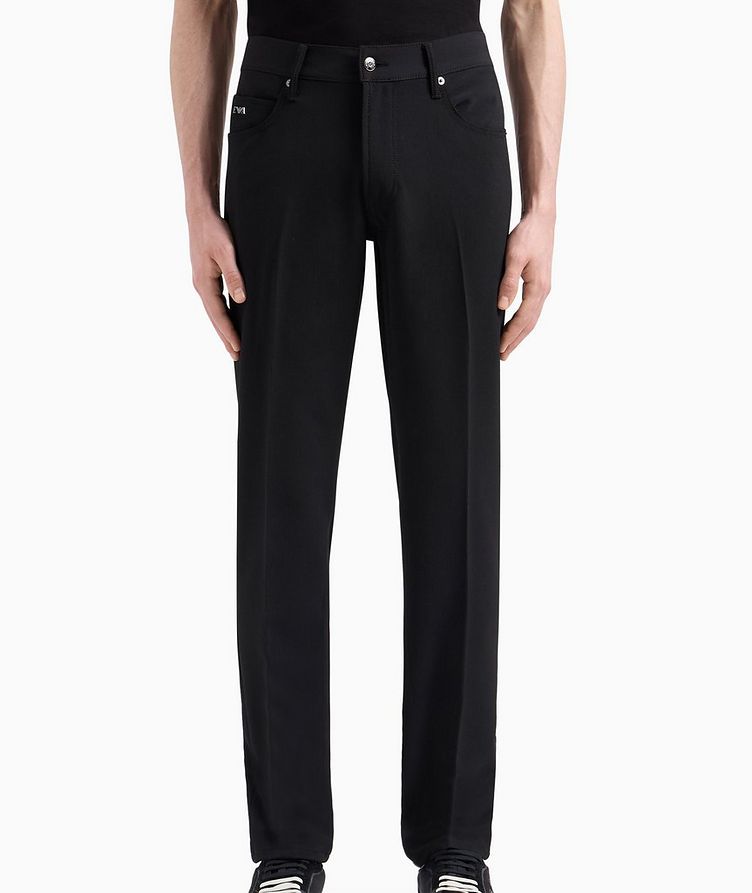 5-Pocket Technical-Blend Trousers image 1