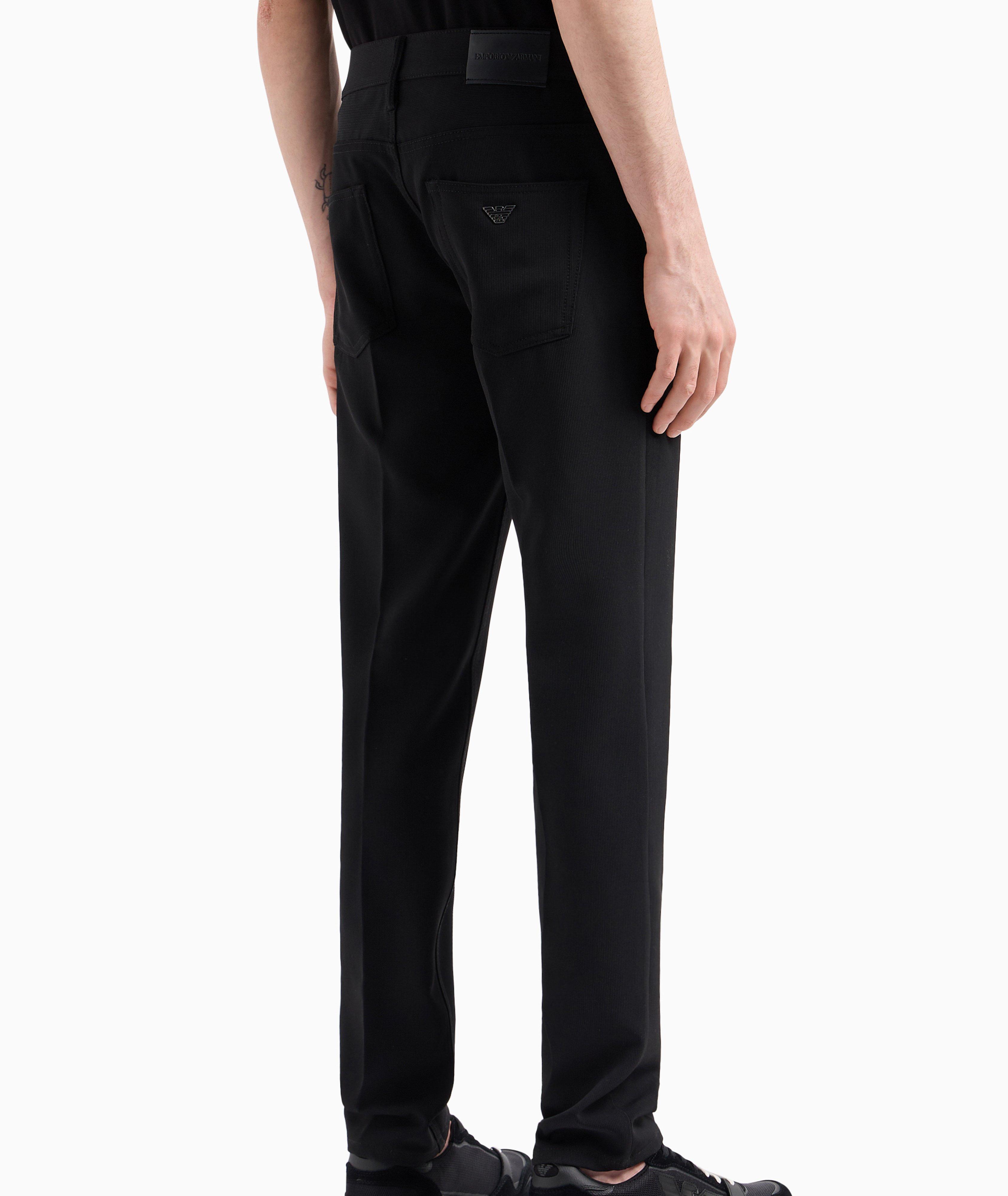 5-Pocket Technical-Blend Trousers image 2