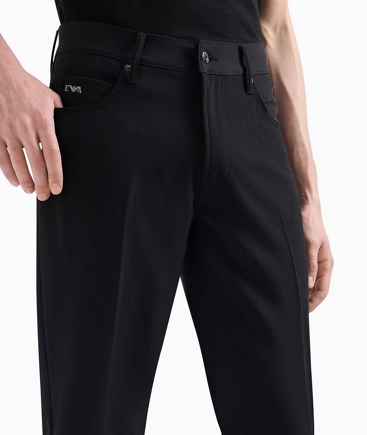 5-Pocket Technical-Blend Trousers image 3