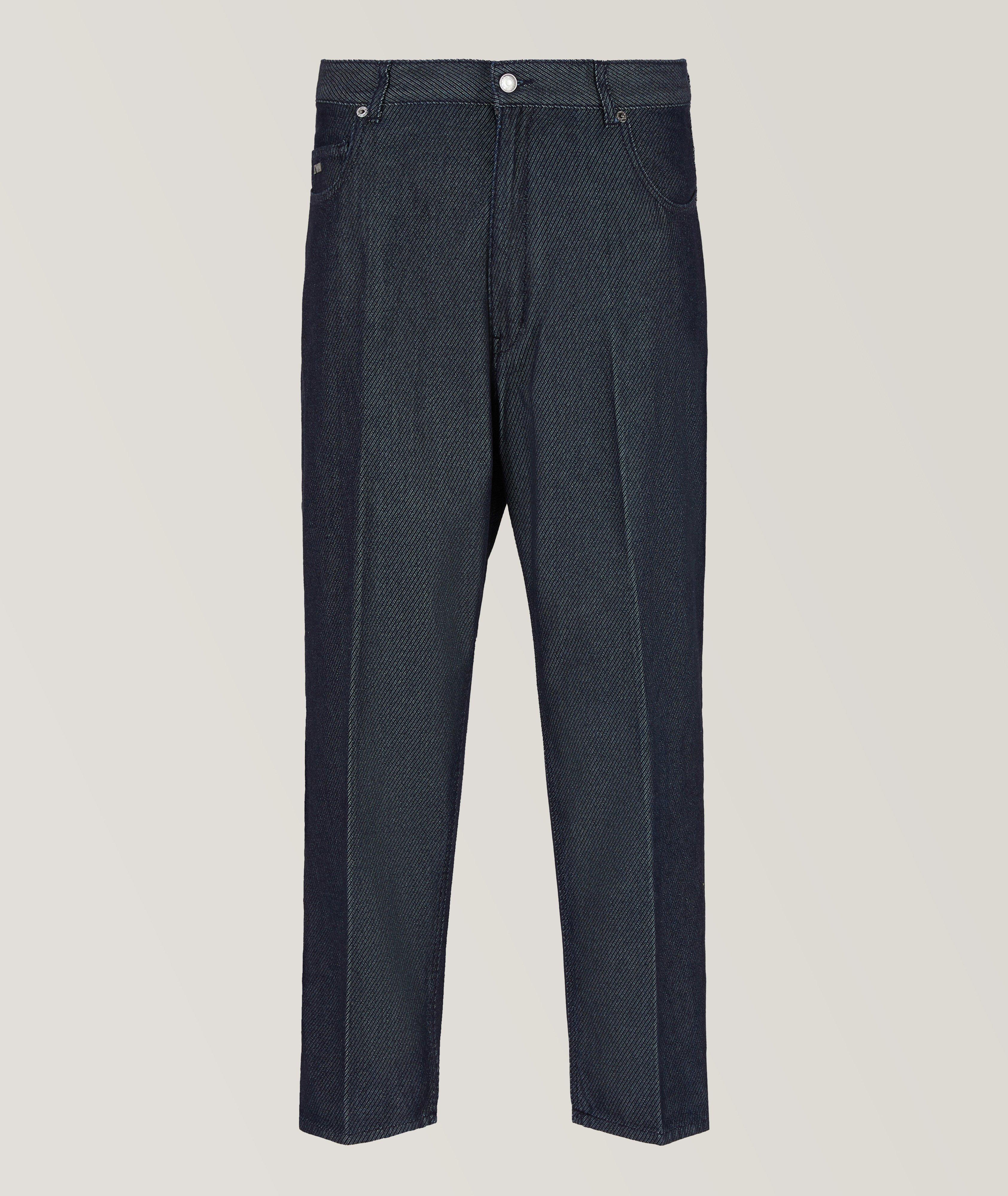 J79 Diagonal Pattern Jeans image 0