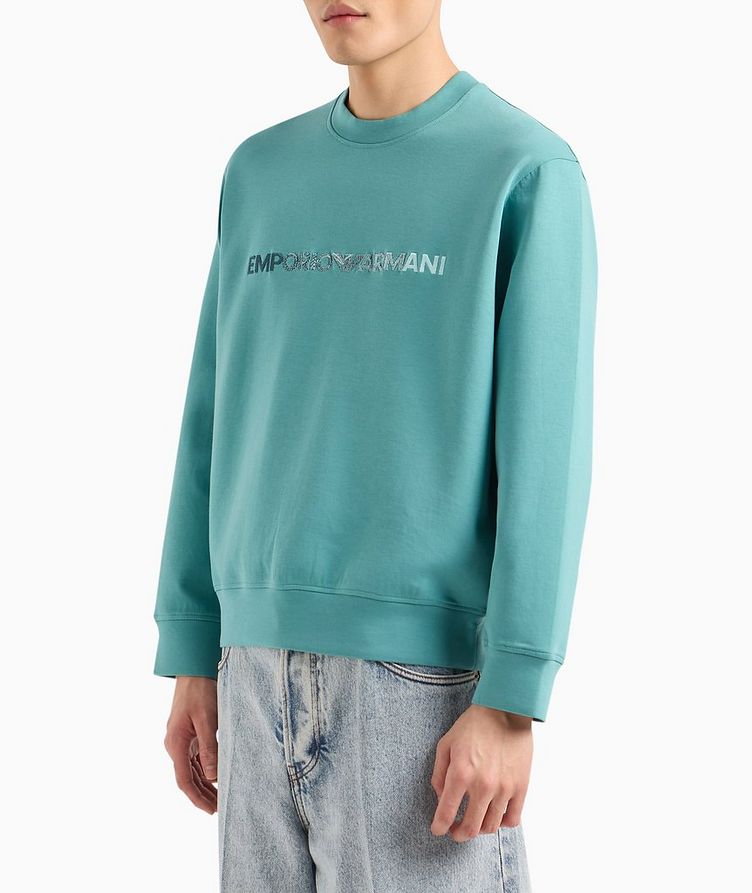 Double-Jersey Embroidered Sweatshirt image 1