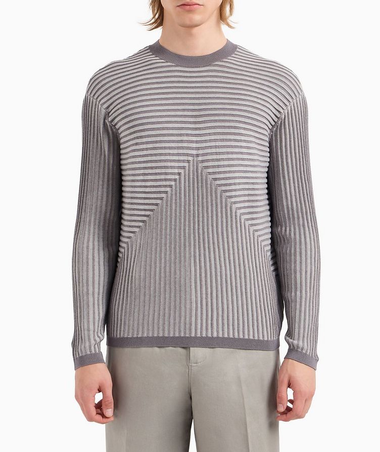 Wide Rib Striped Sweater image 1