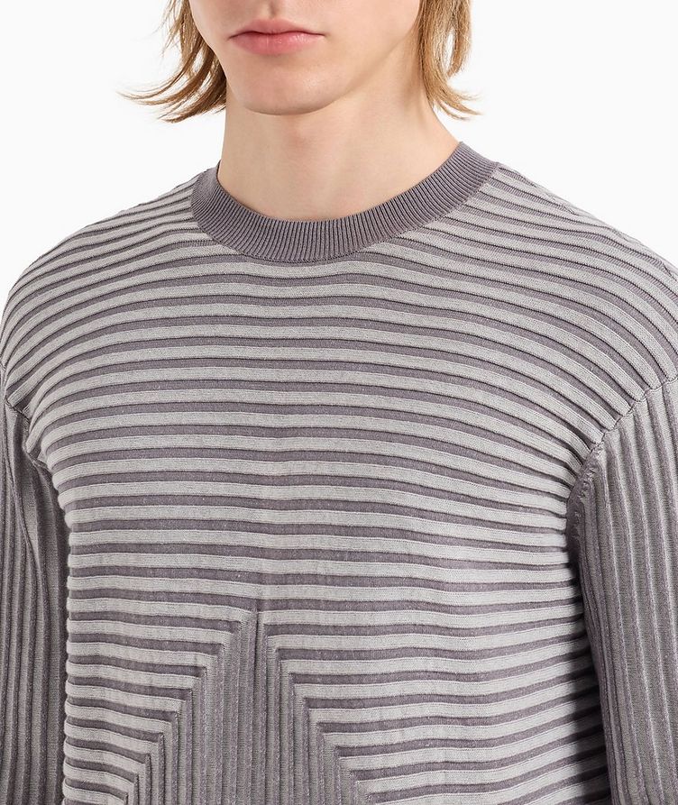 Wide Rib Striped Sweater image 3