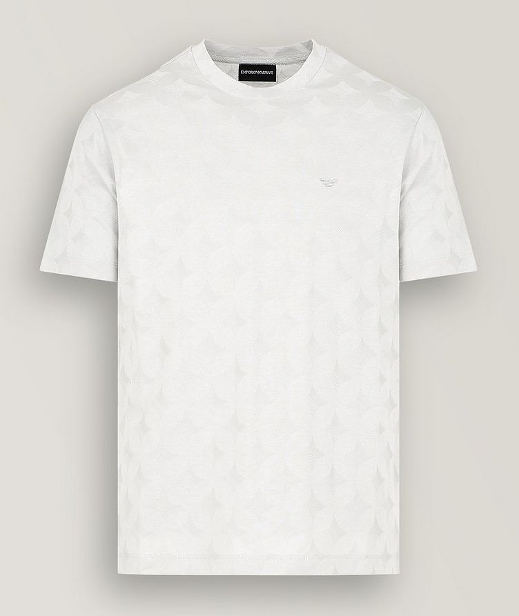 T-shirt en jersey de coton à motif losangé image 0