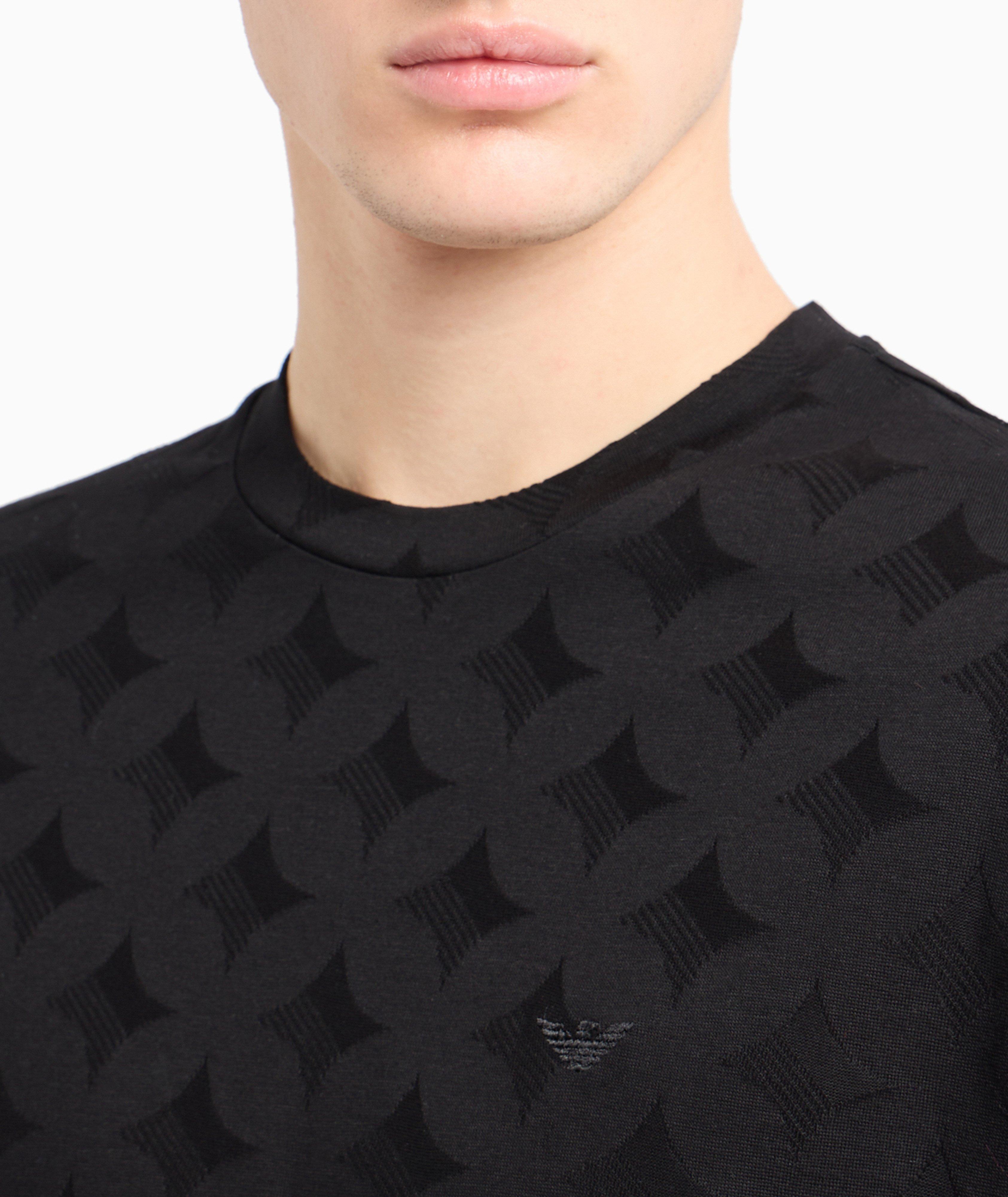 T-shirt en jersey de coton à motif losangé image 3