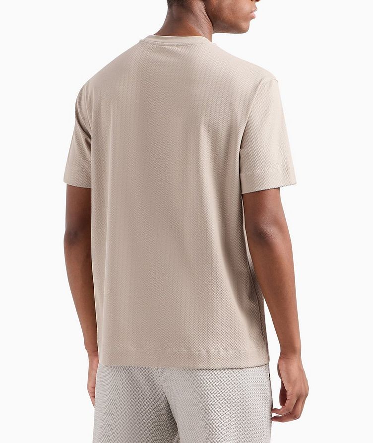Textured Stitch Cotton T-Shirt image 2