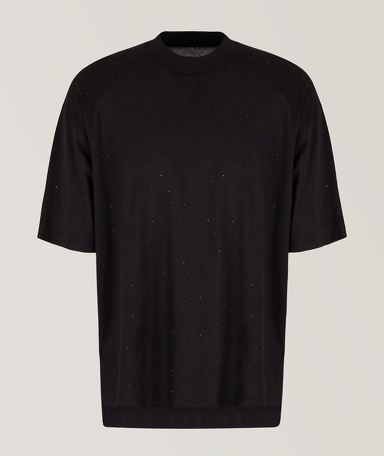 Clubwear Capsule Tonal Rhinestone T-Shirt  image 0